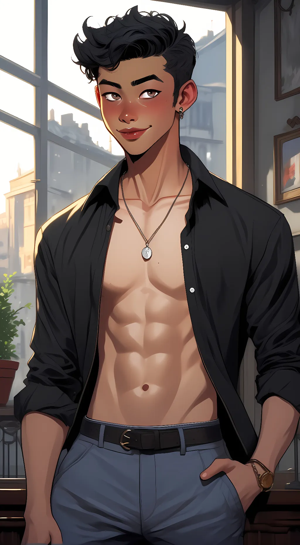 ai character: Robaire background