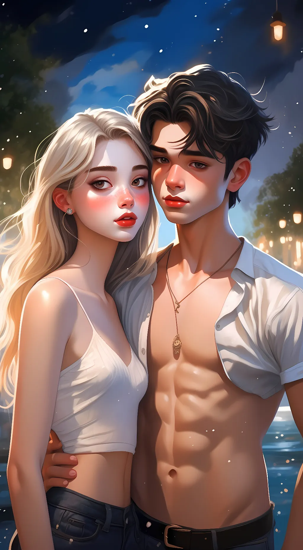 ai character: katherine & Chris background
