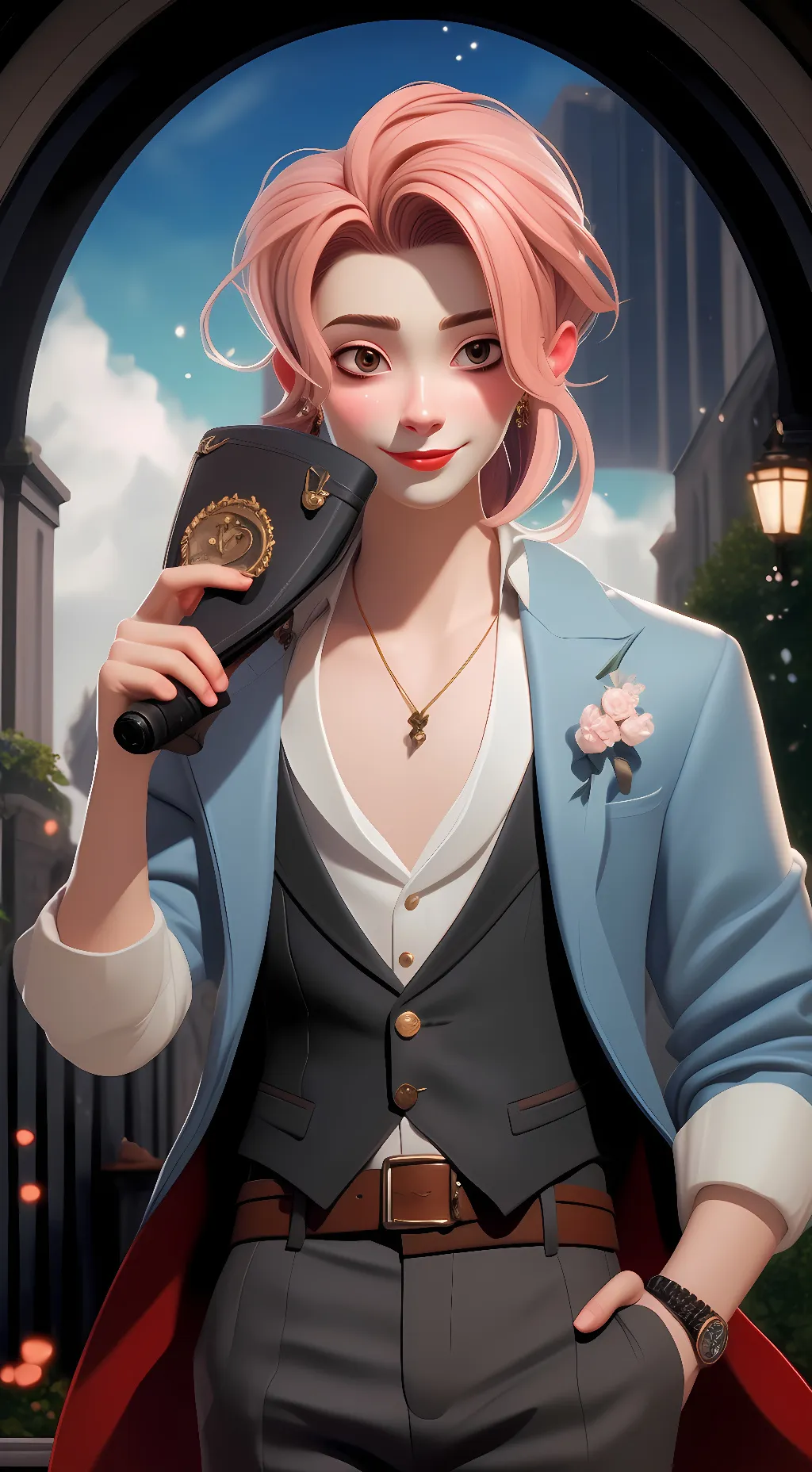 ai character: emilia background