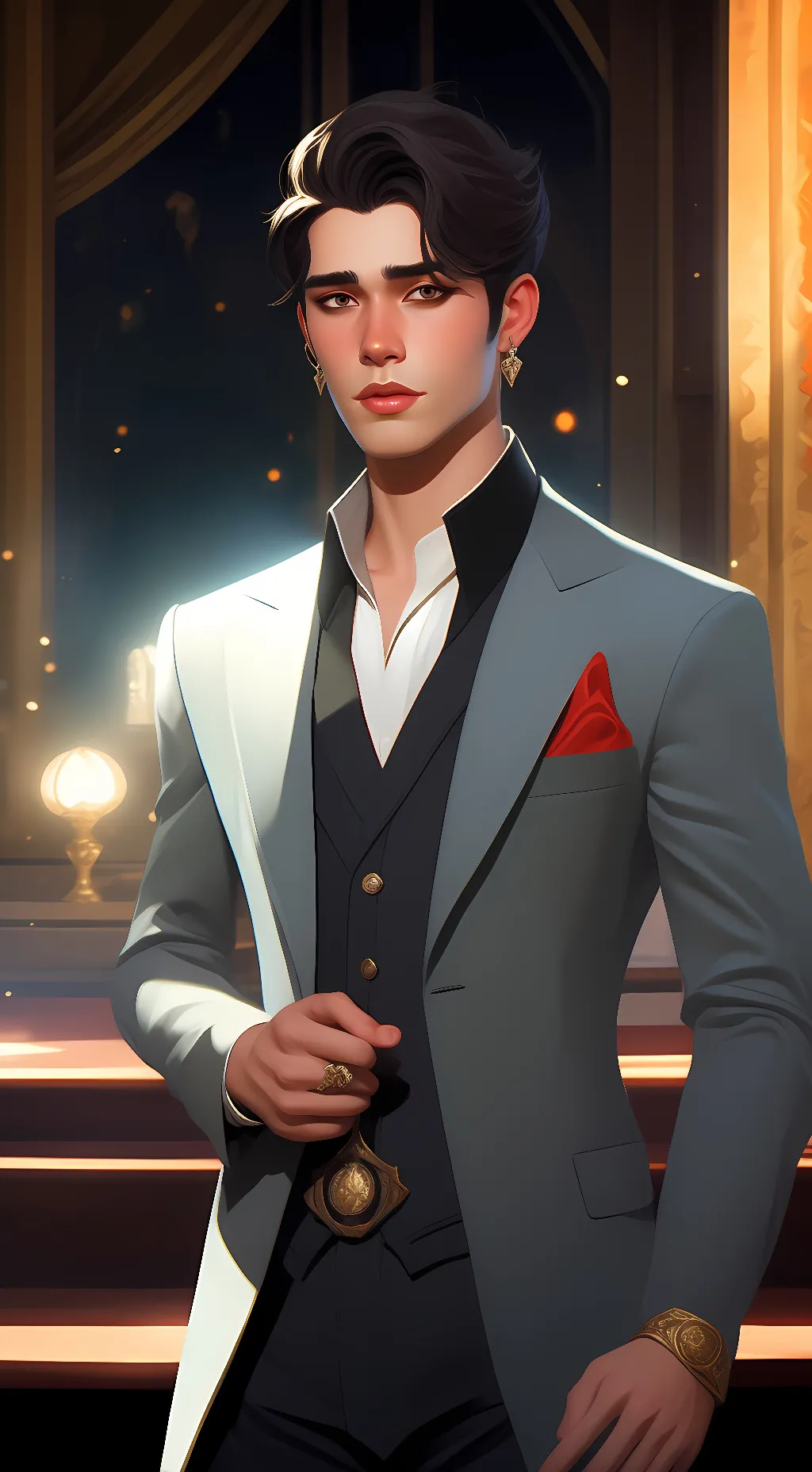 ai character: sage Stallone  background