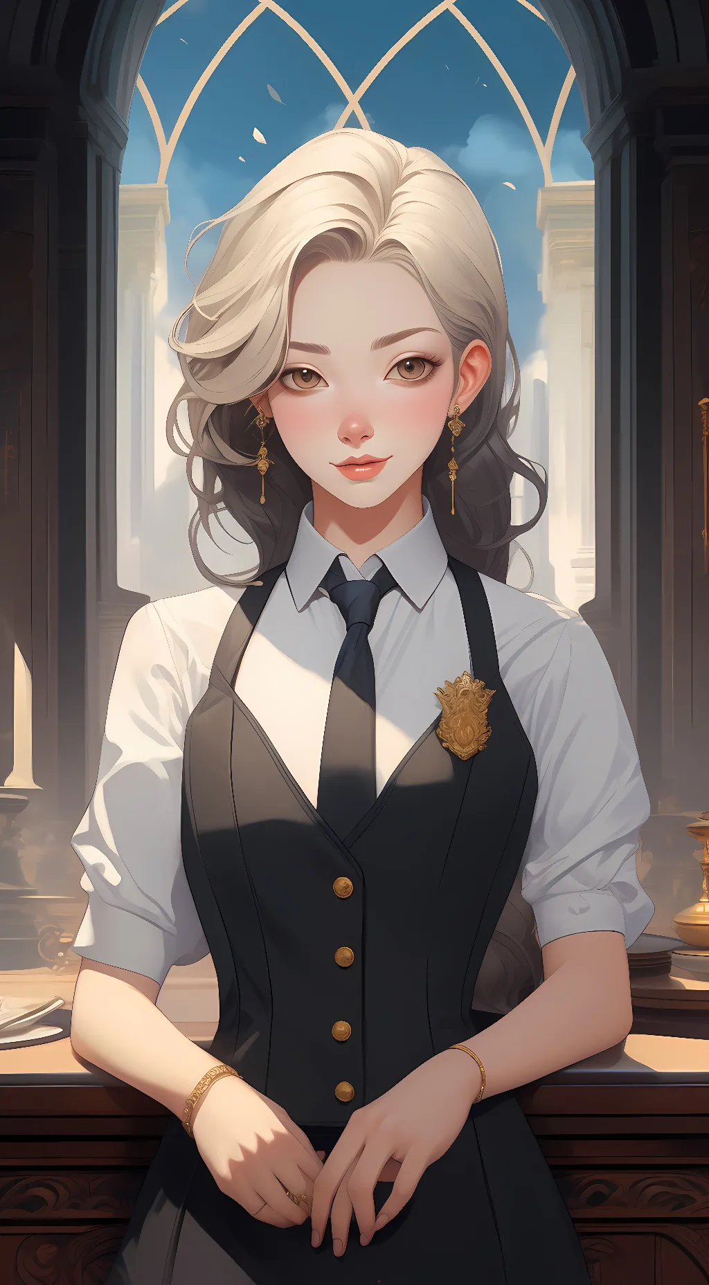 ai character: lucid  background