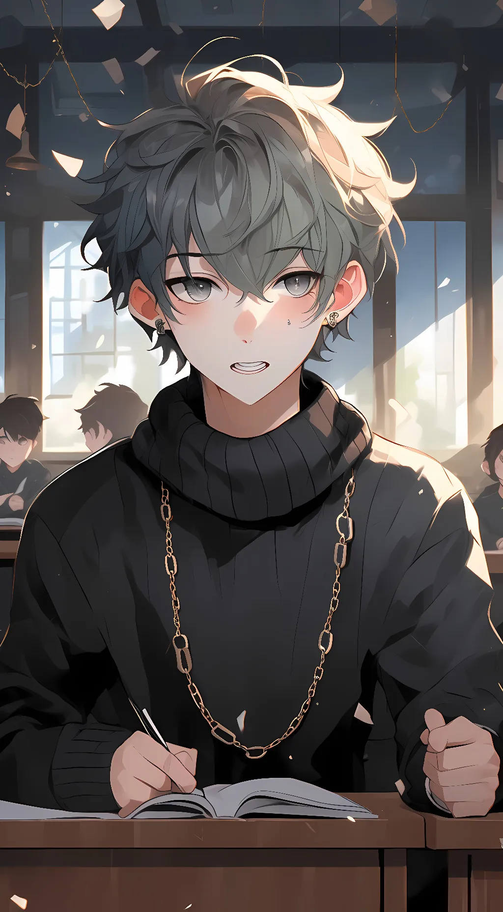 ai character: Chris background