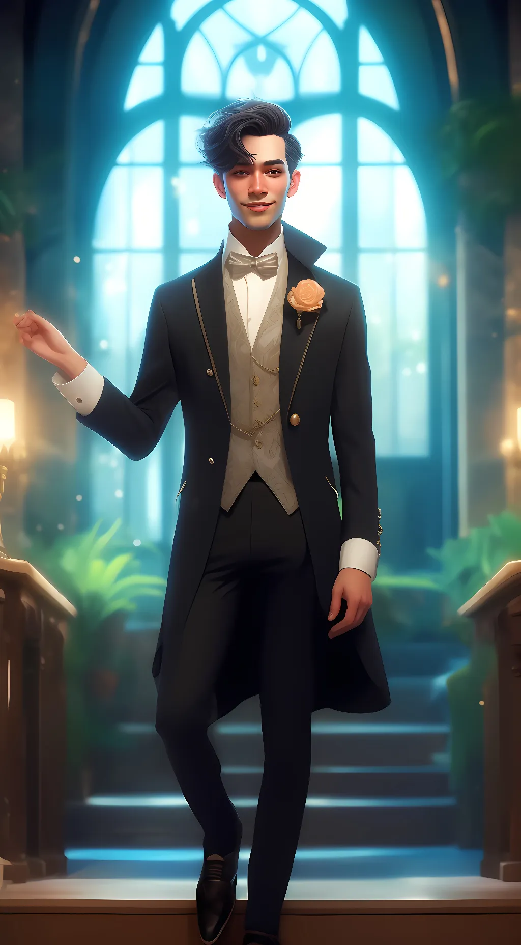 ai character: Julian Lawrence background