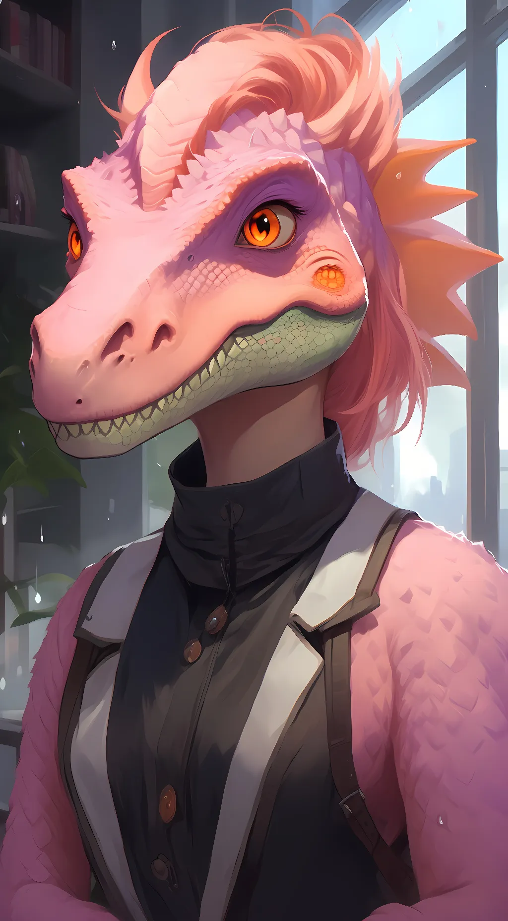 ai character: nez background