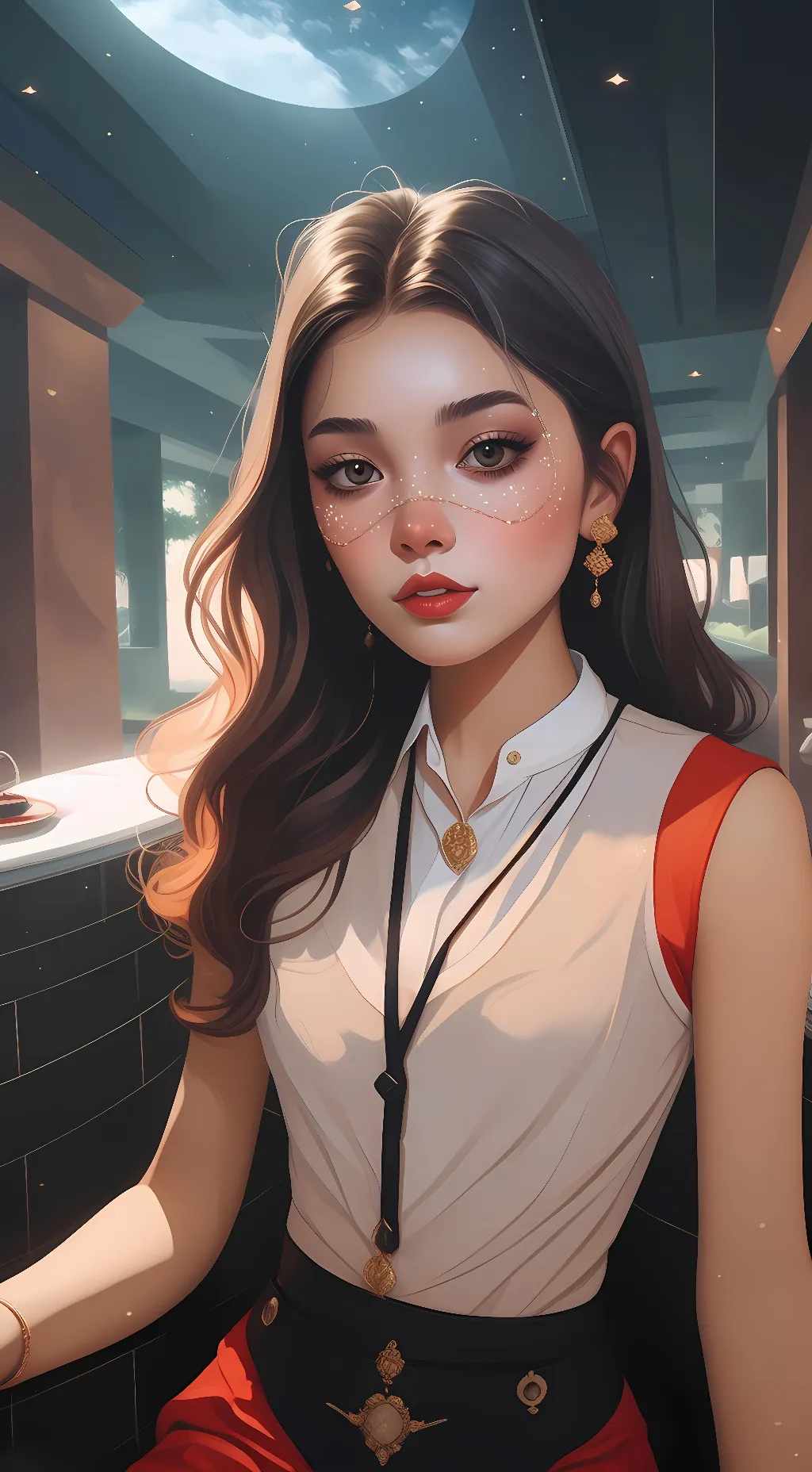 ai character: Lily background