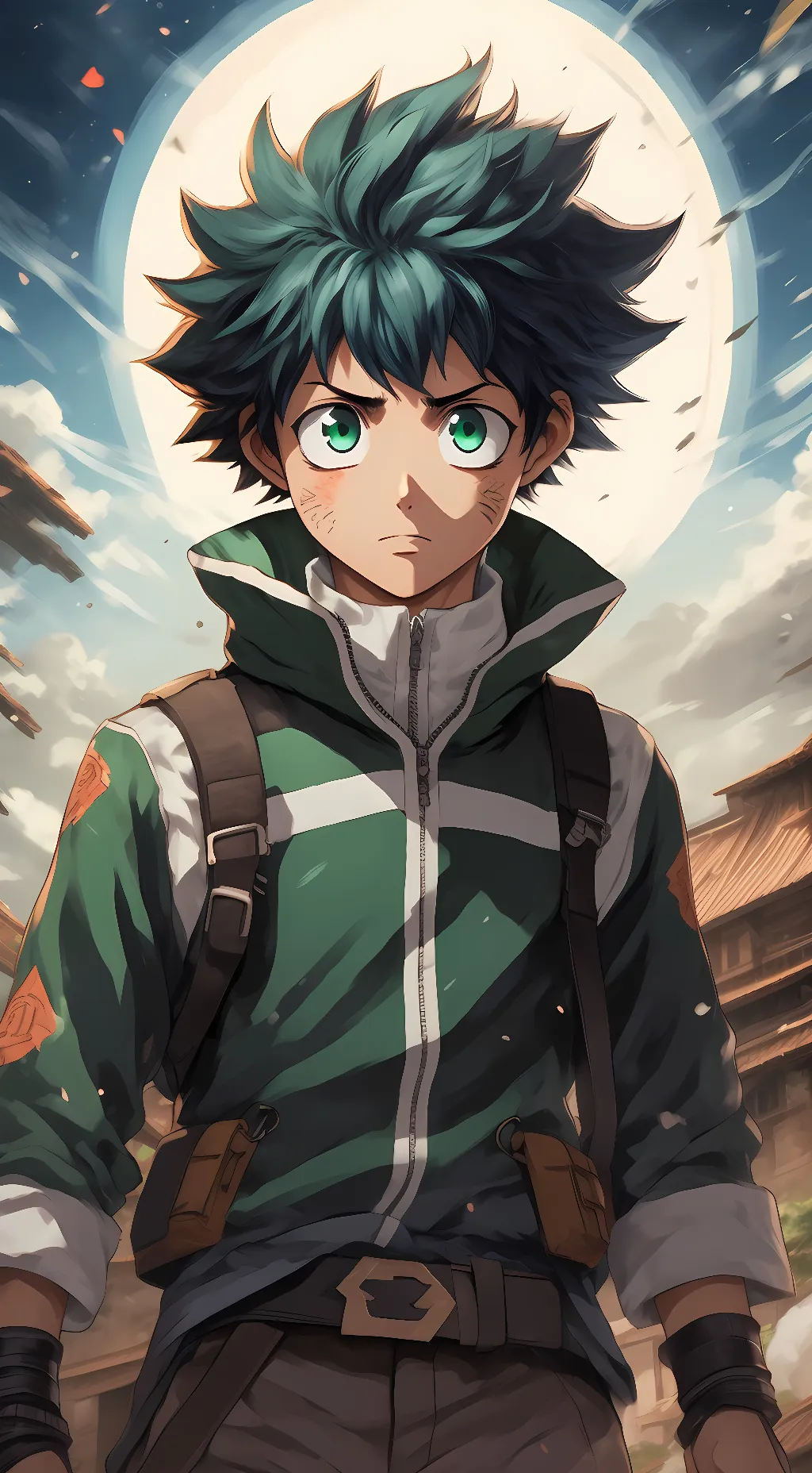 ai character: Deku background