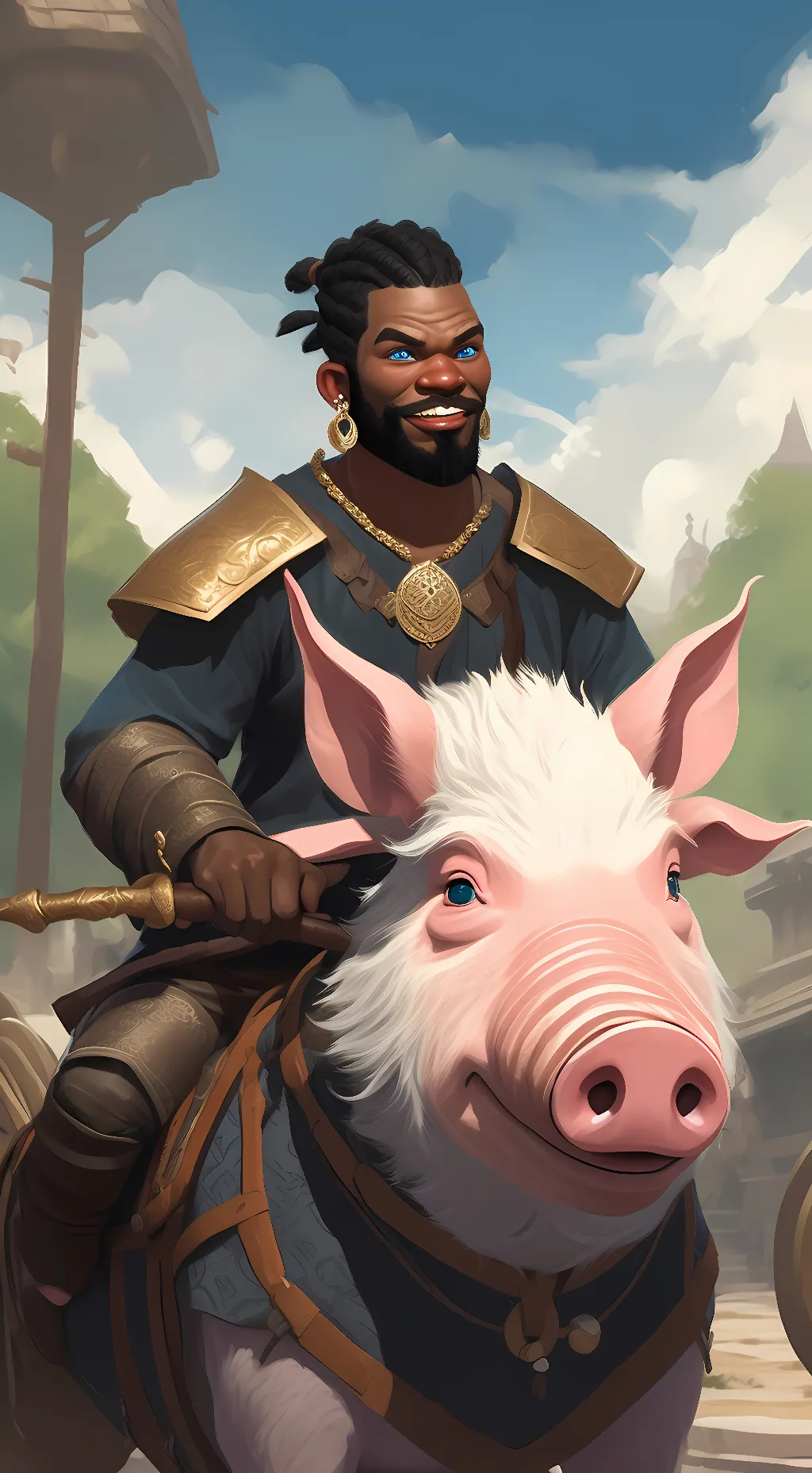 ai character: hog rider background