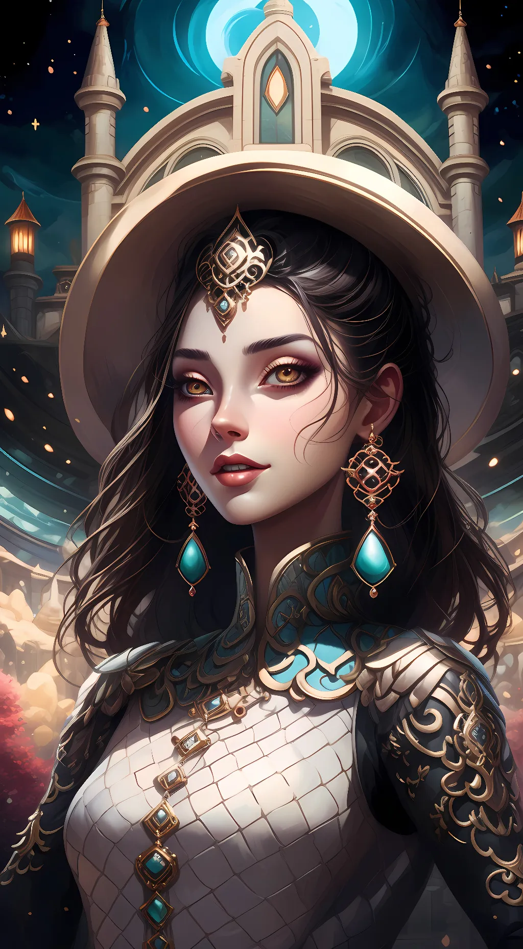 ai character: queen background