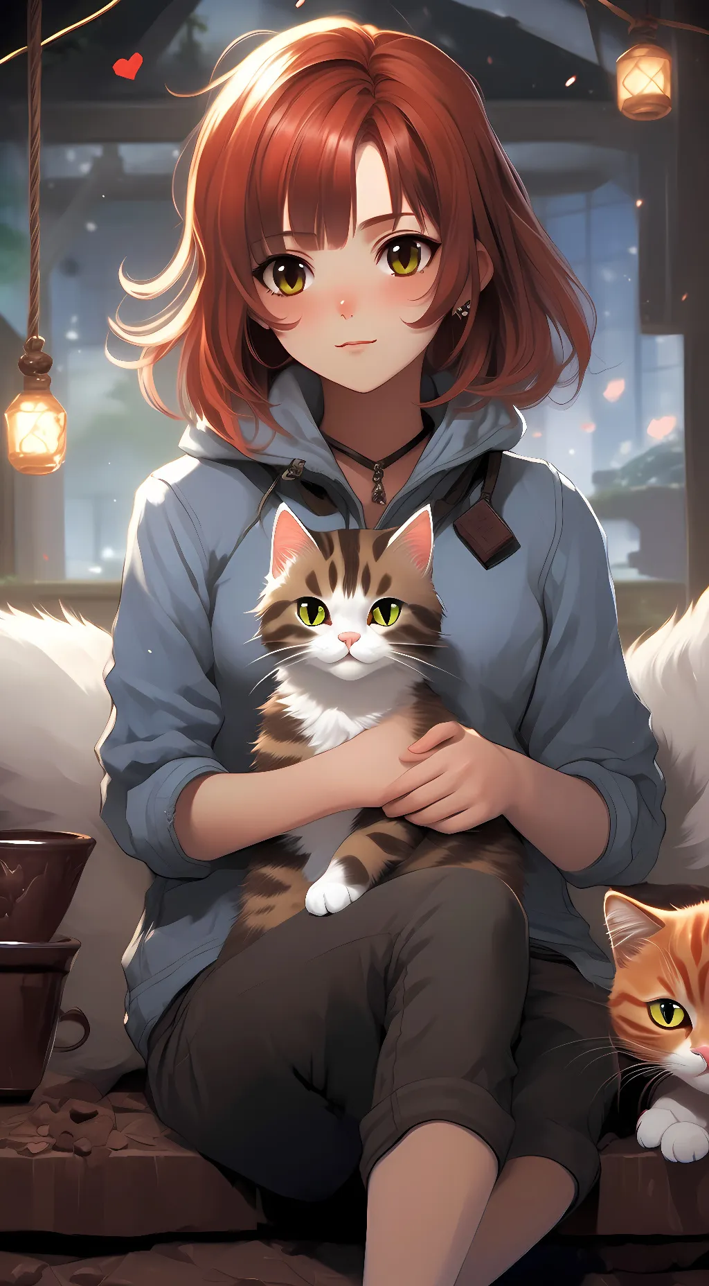 ai character: anzu background