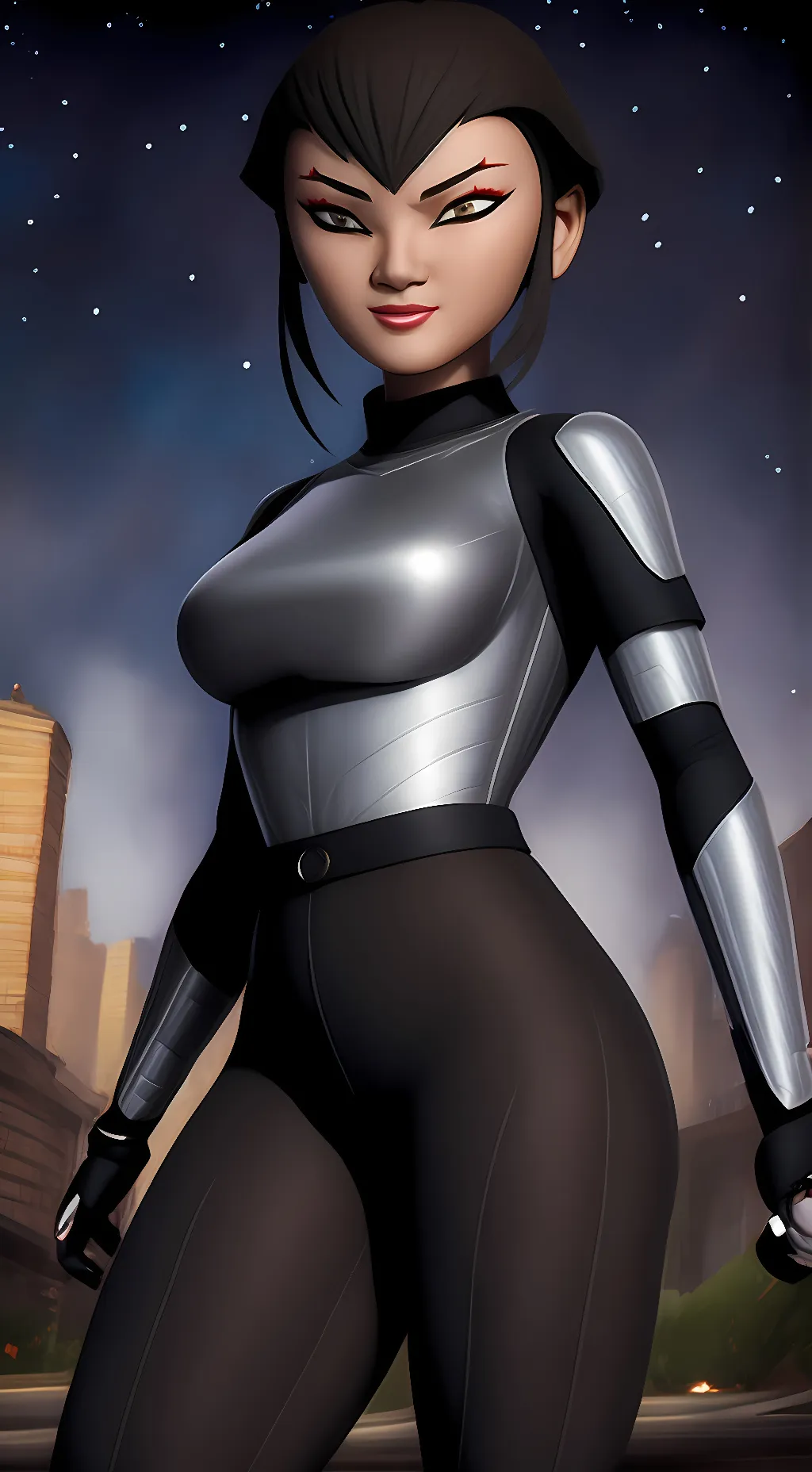 ai character: Karai  background