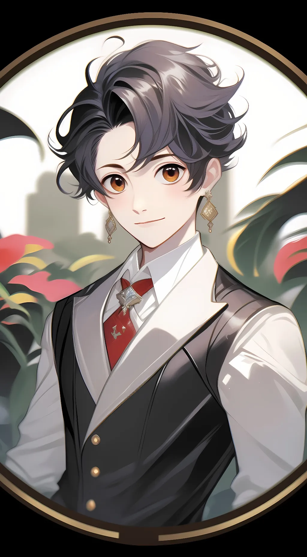 ai character: tanjiro background
