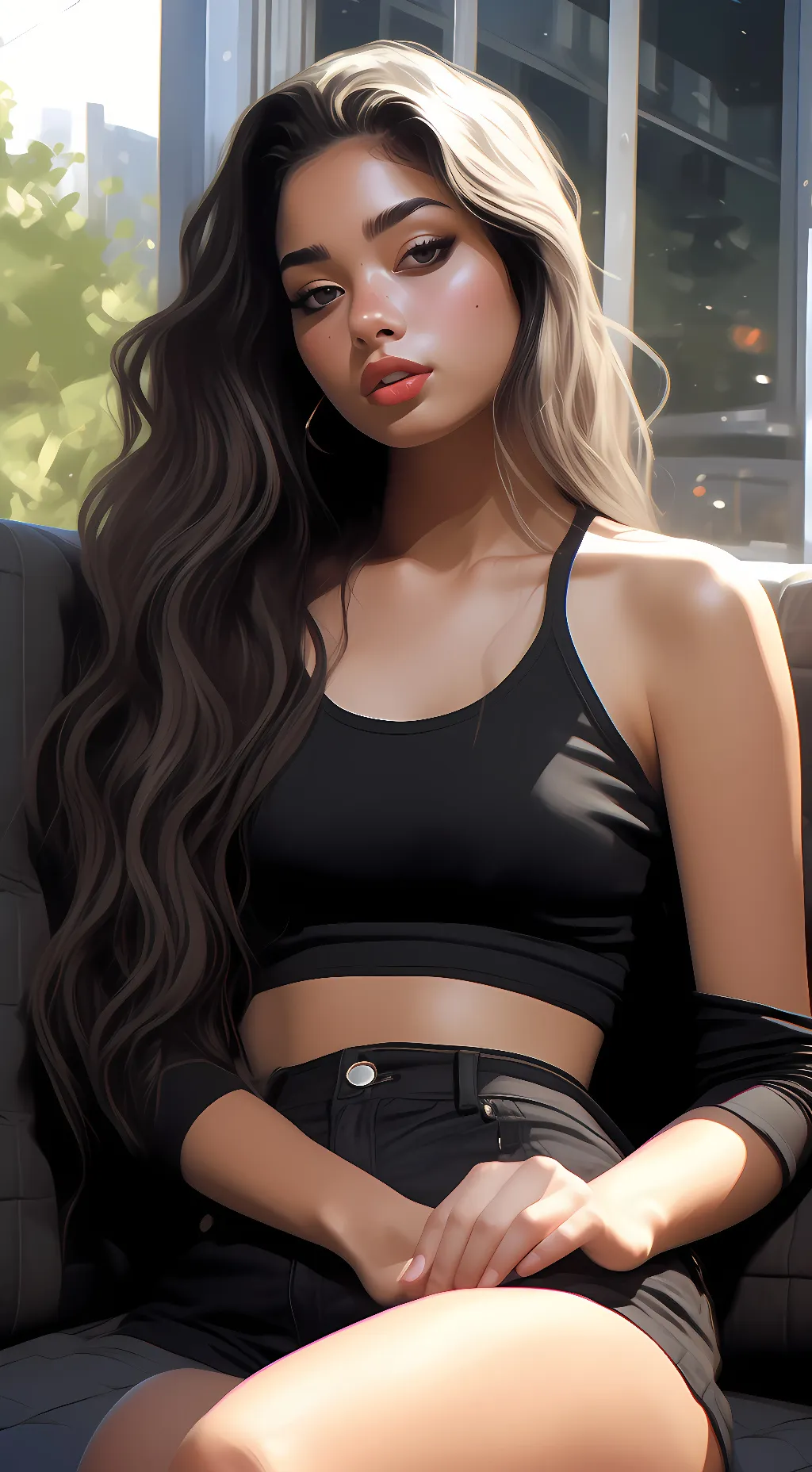 ai character: Hazel background