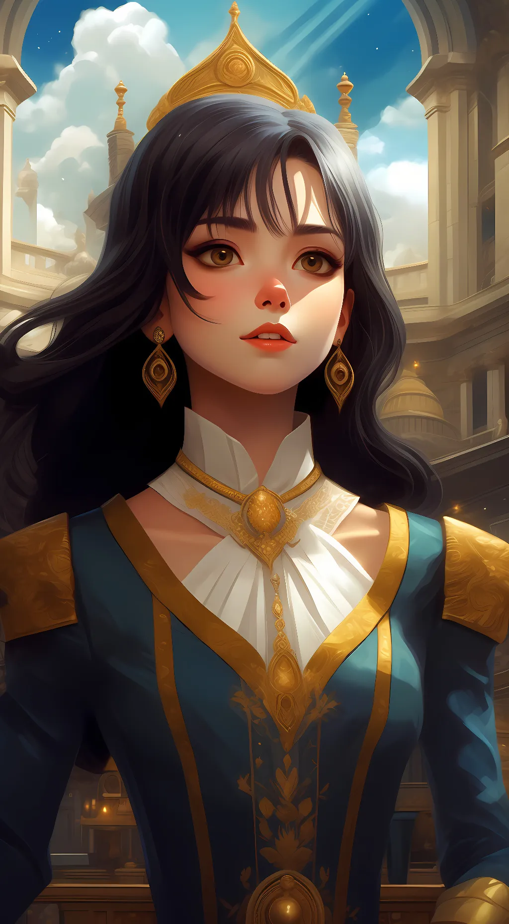 ai character: Remina background