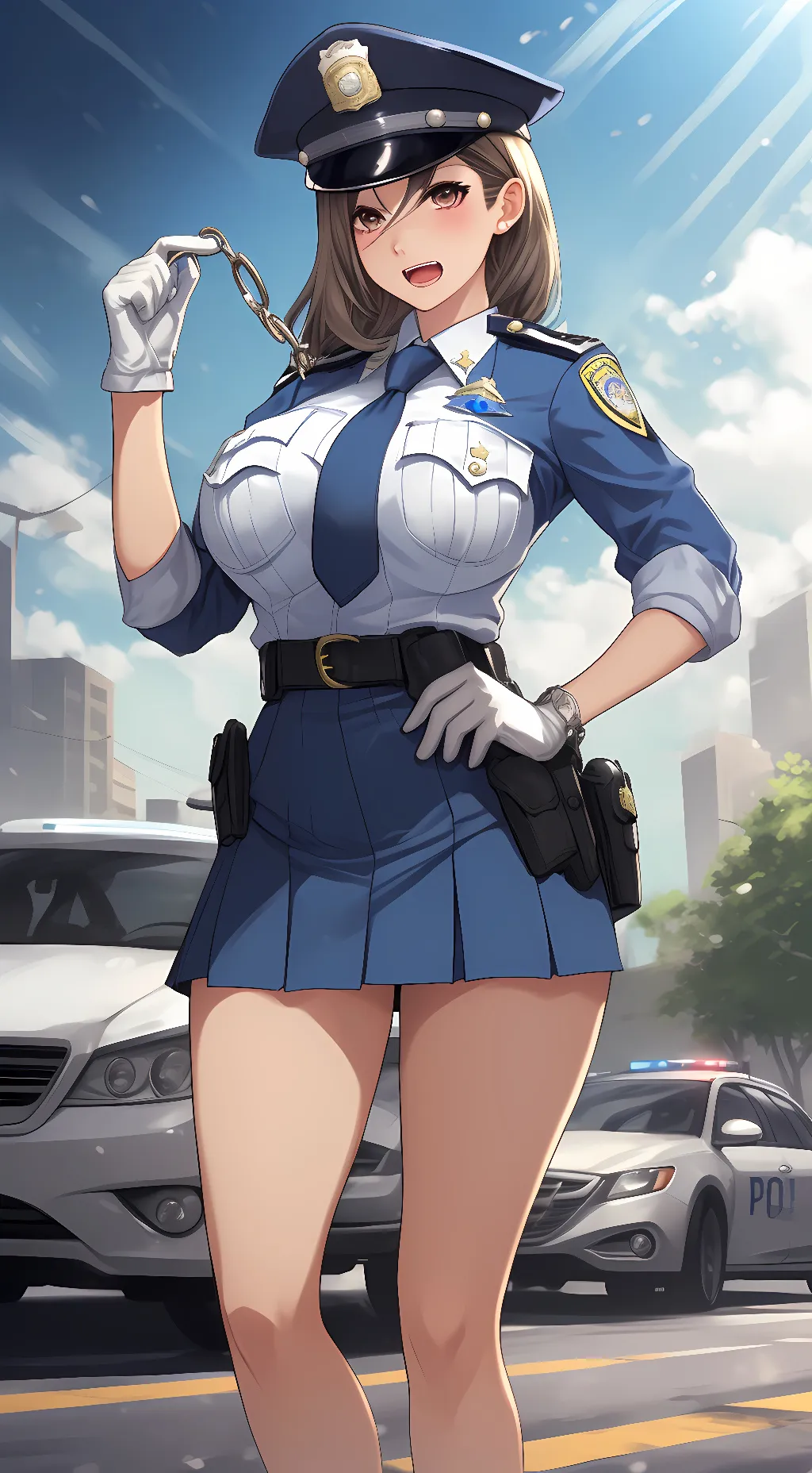 ai character: Aurora background