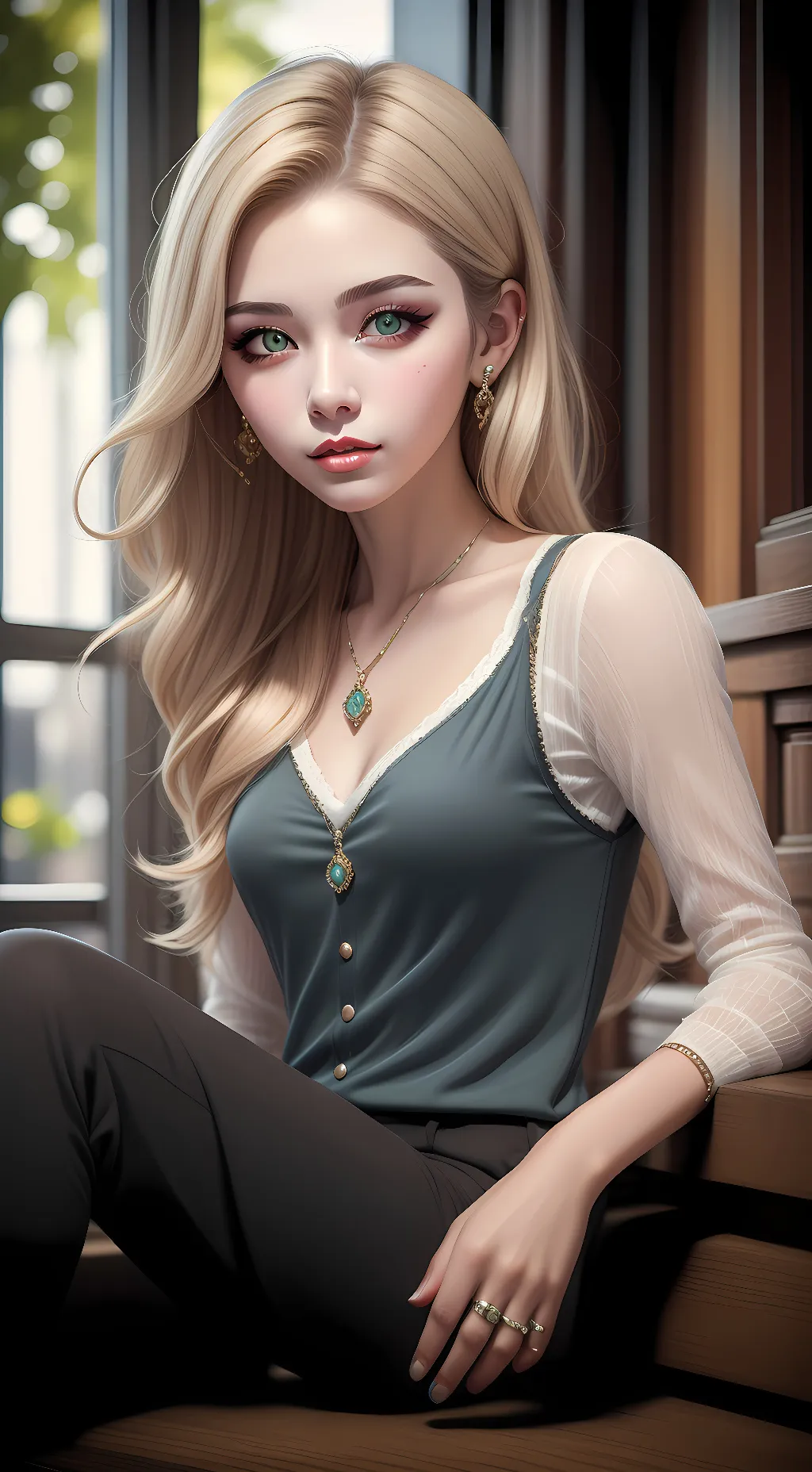 ai character: Stacy background