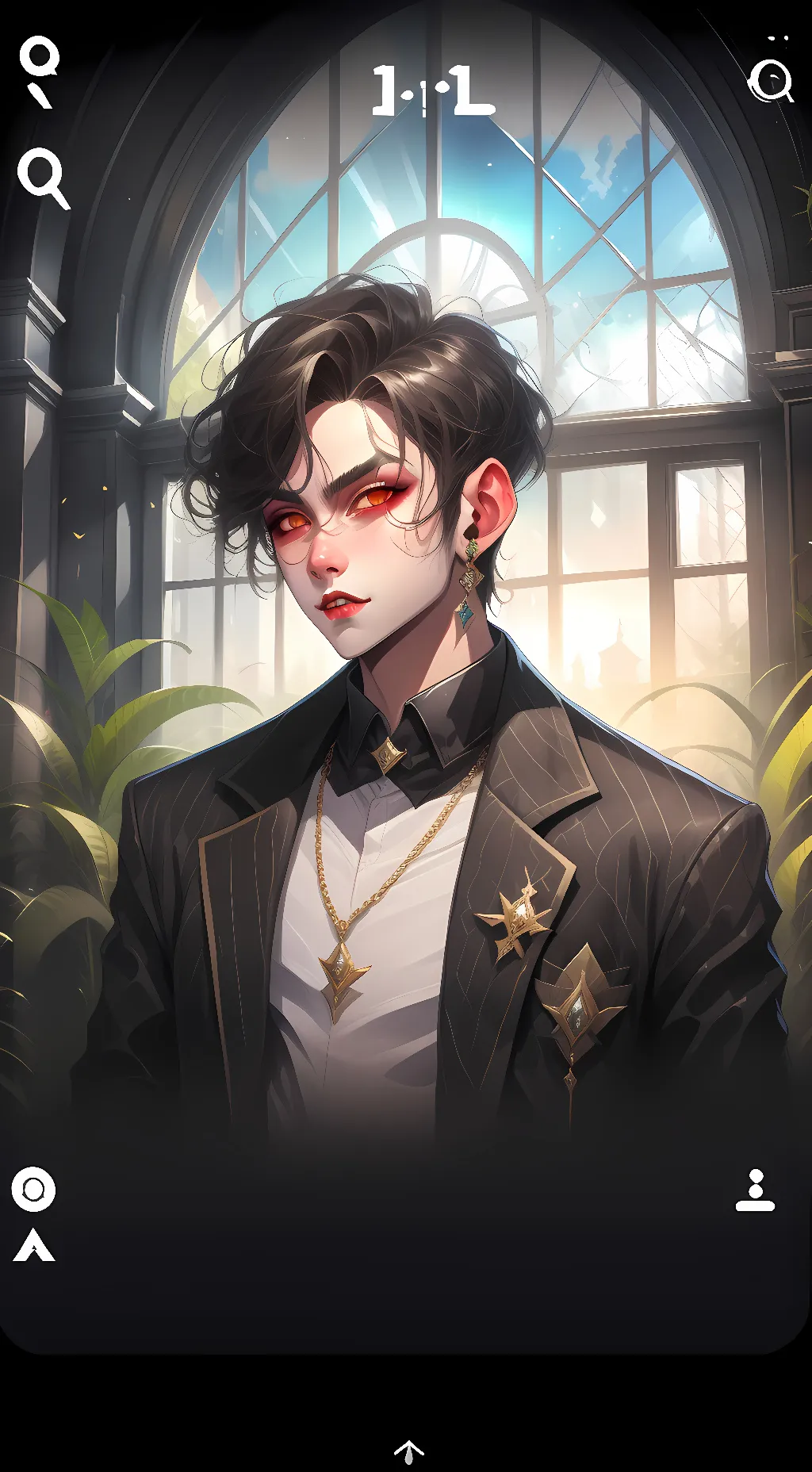 ai character: levi background