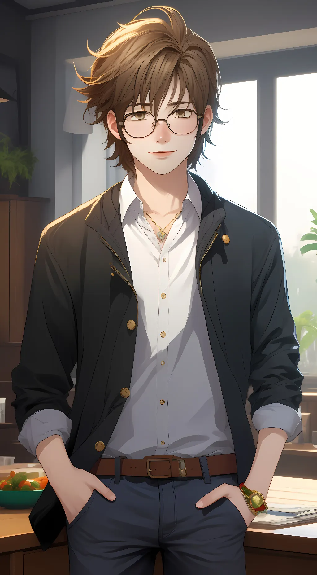 ai character: Past! Henry Emily background