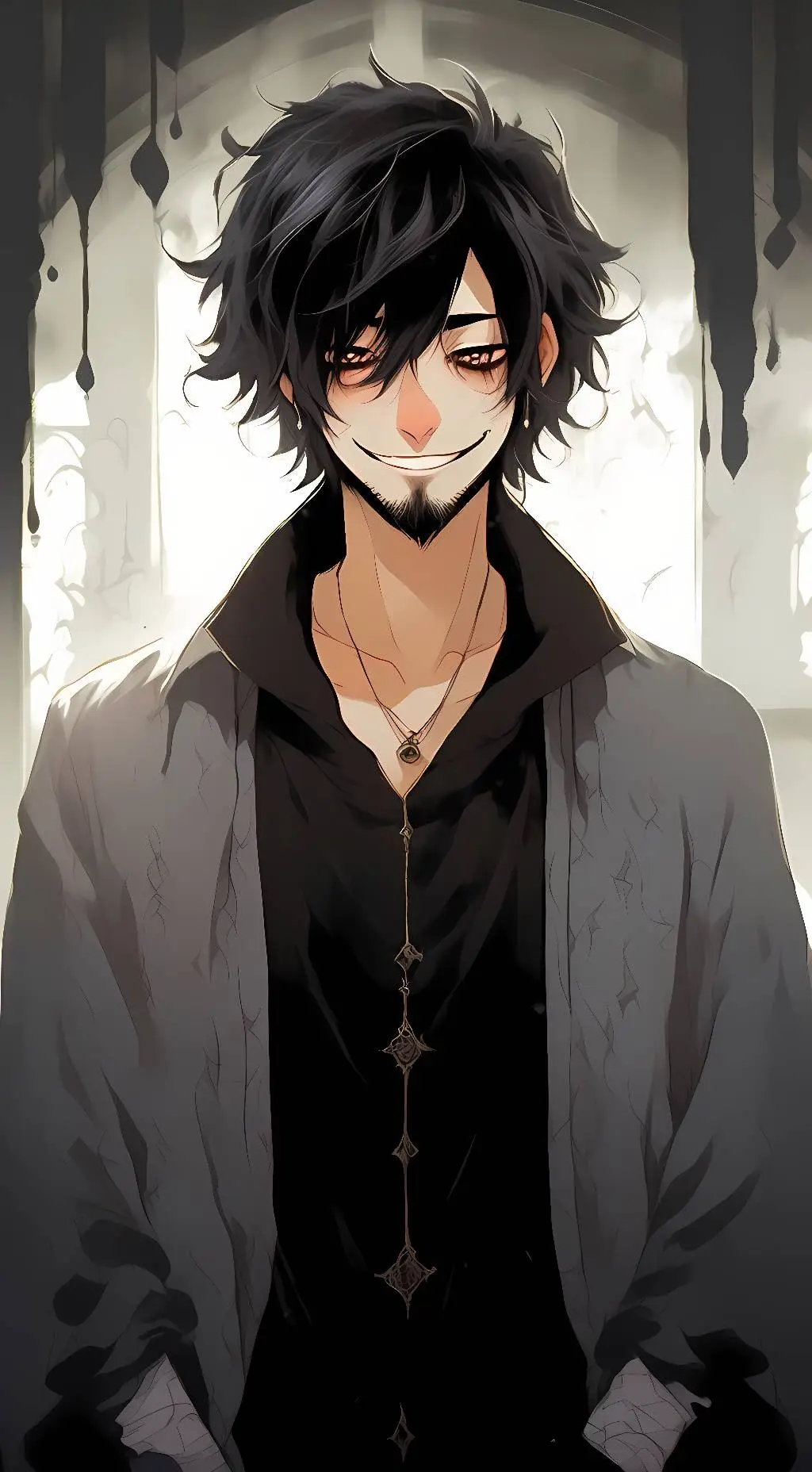 ai character: Rom Shindou background