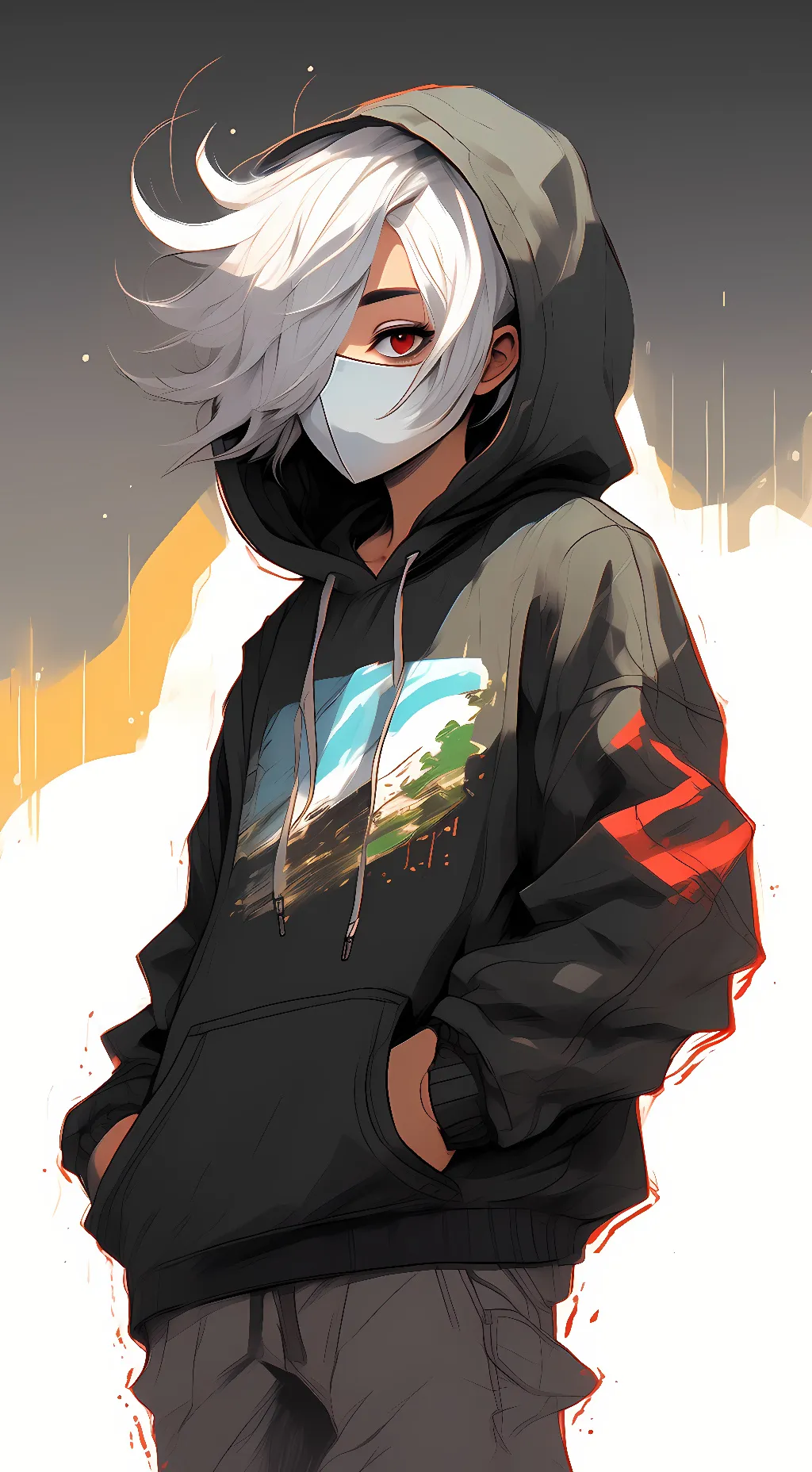 ai character: Adrian background