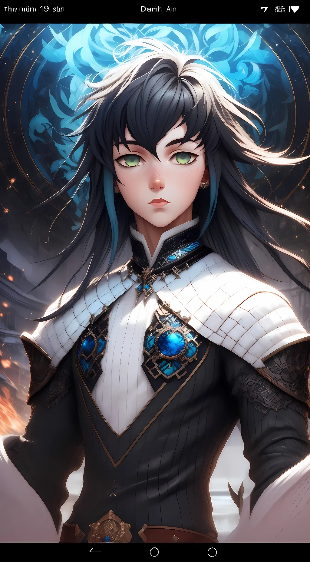 ai character: Tokito Muichiro background