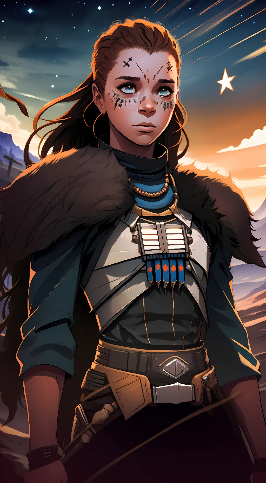 ai character: Enfys Nest  background