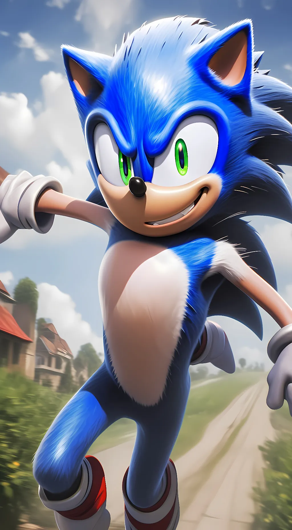 ai character: (Movie Sonic) background