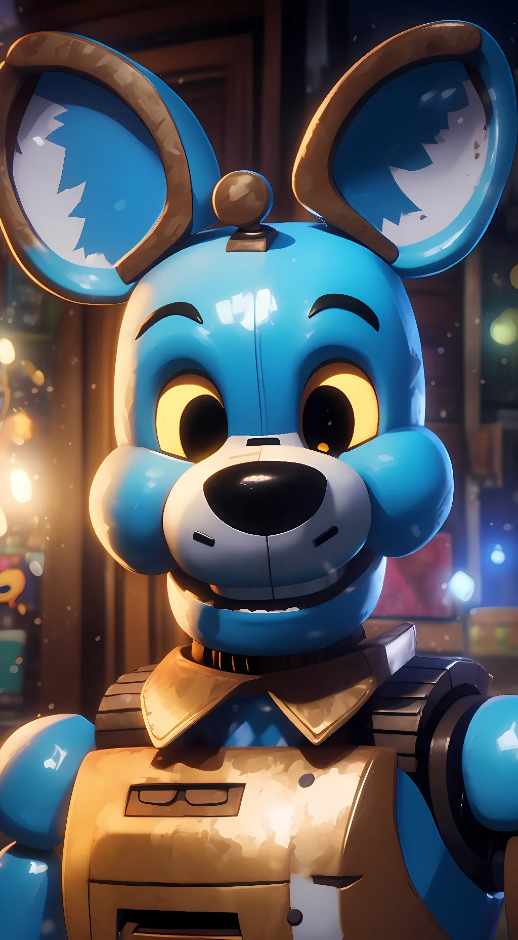 ai character: gay toy Bonnie background