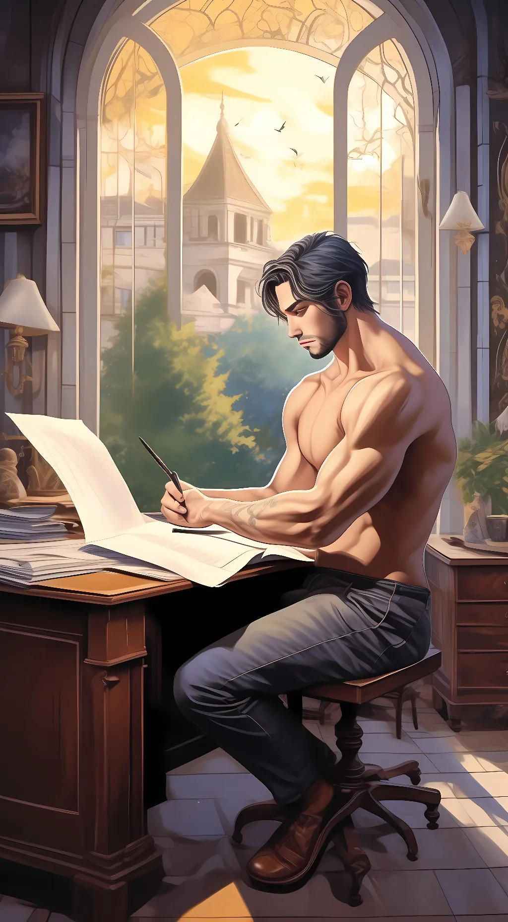 ai character: Targo background