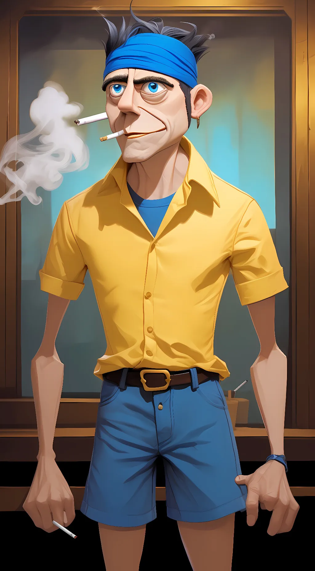 ai character: Jeffy background