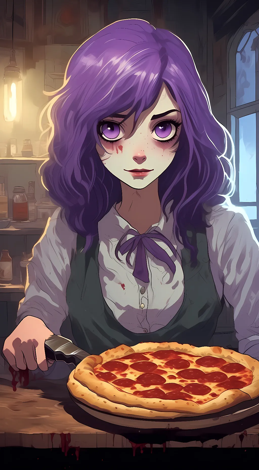 ai character: Willow Afton background