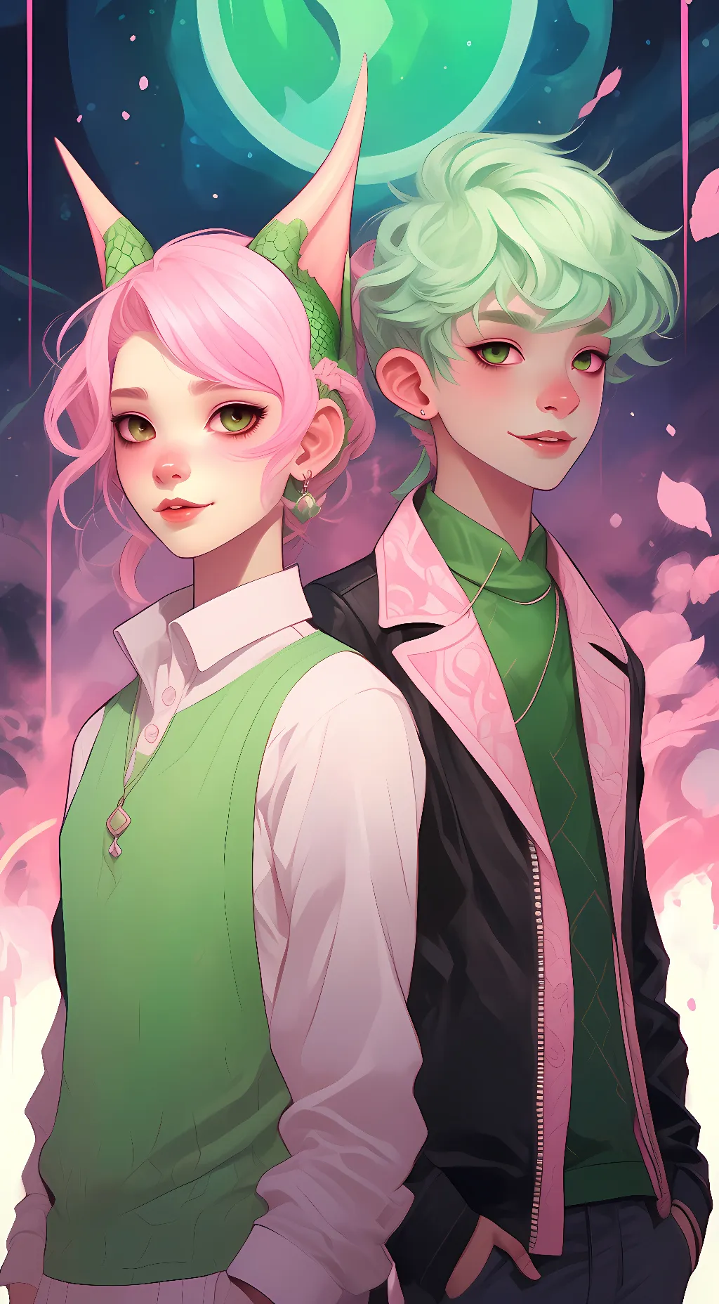 ai character: Zig and Zag background