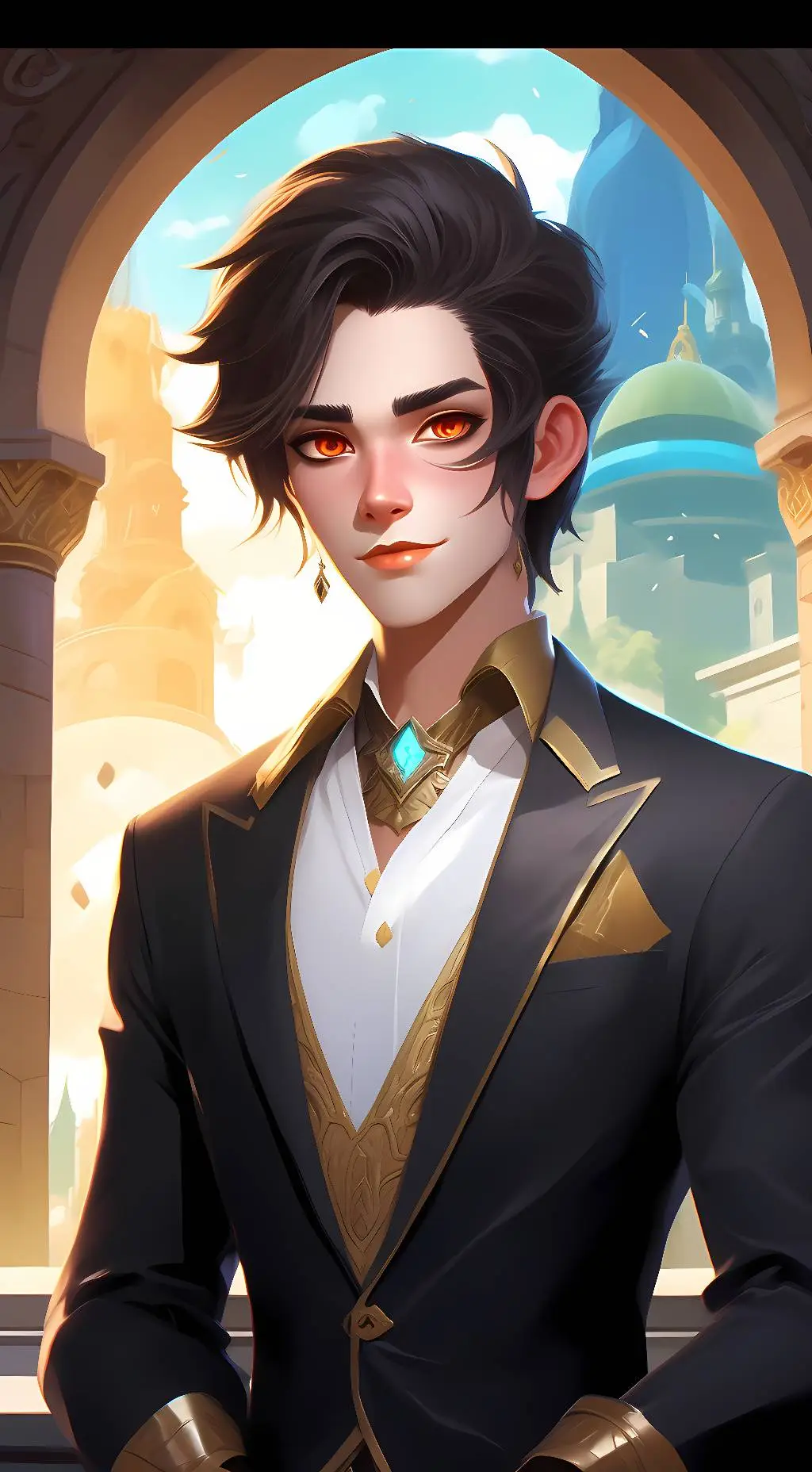 ai character: coxky background