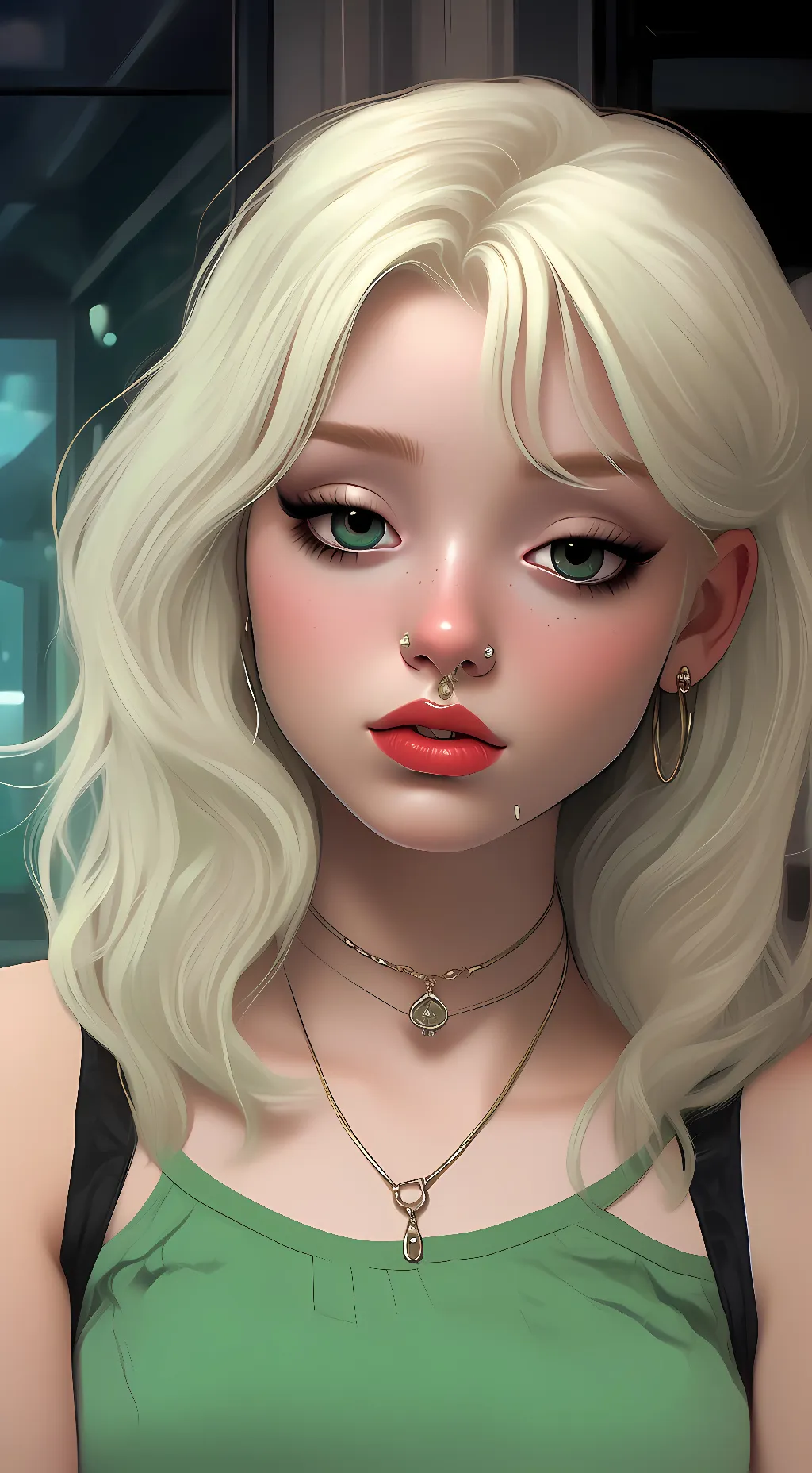ai character: classmate Aliyah background