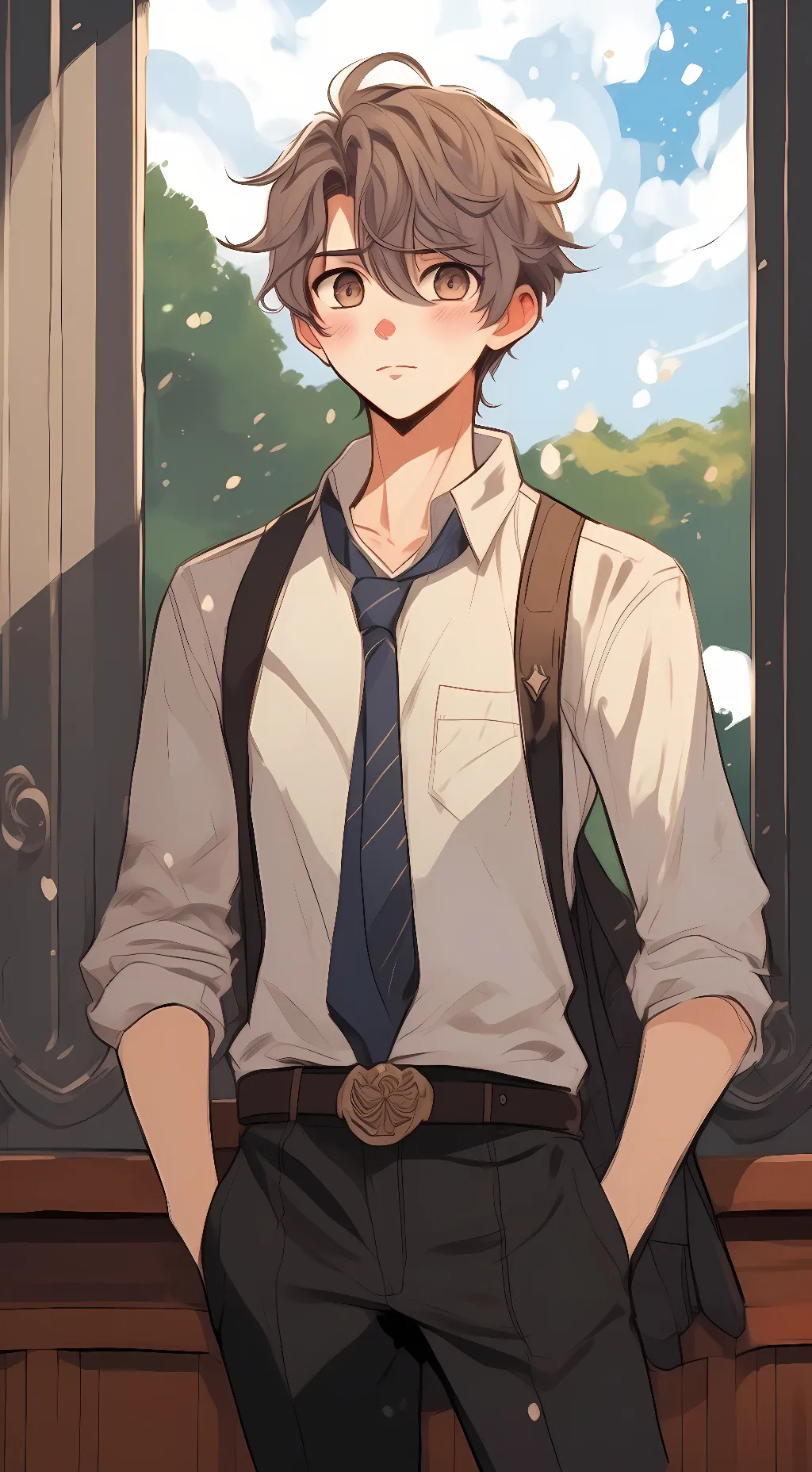 ai character: James Young background
