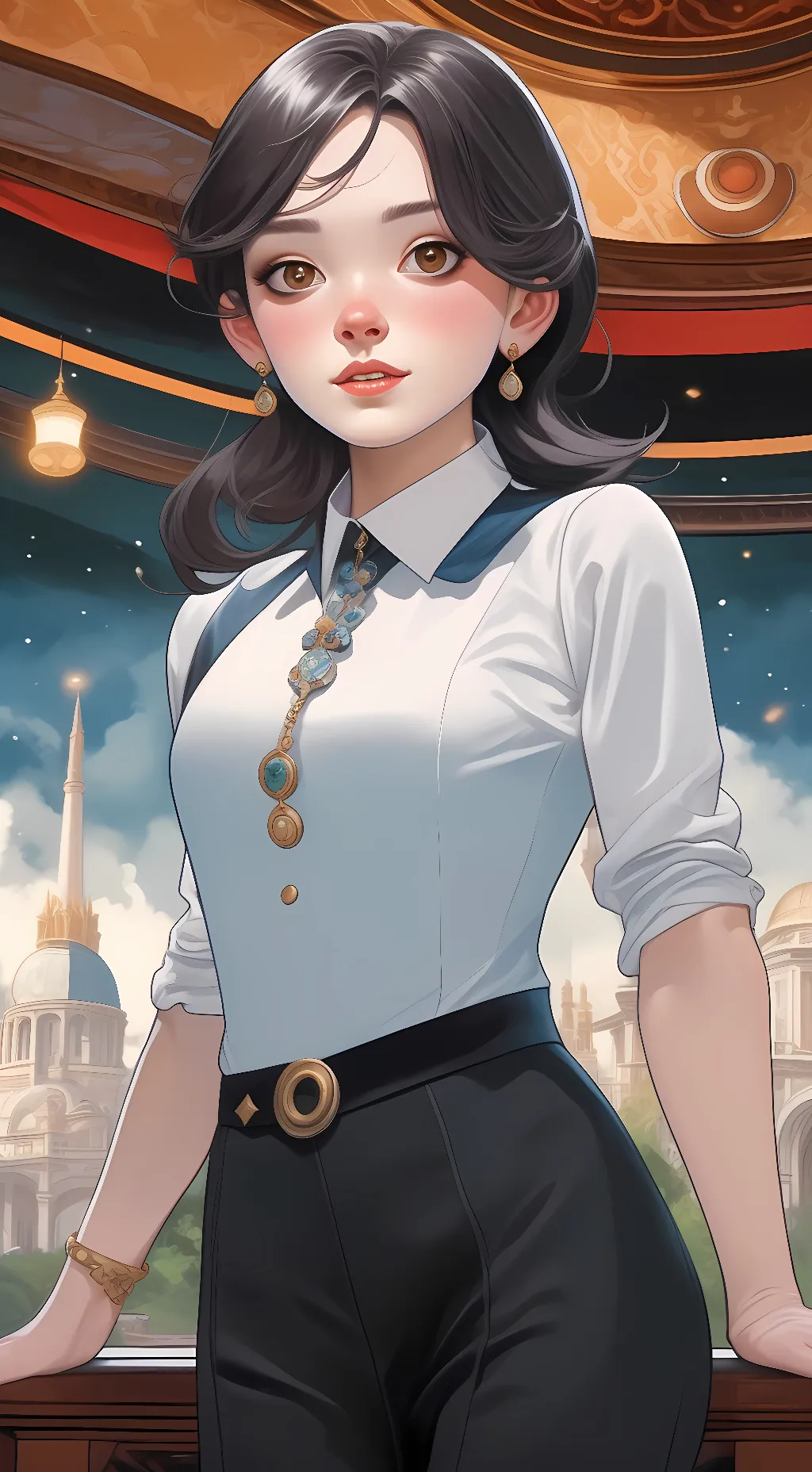 ai character: Louise background