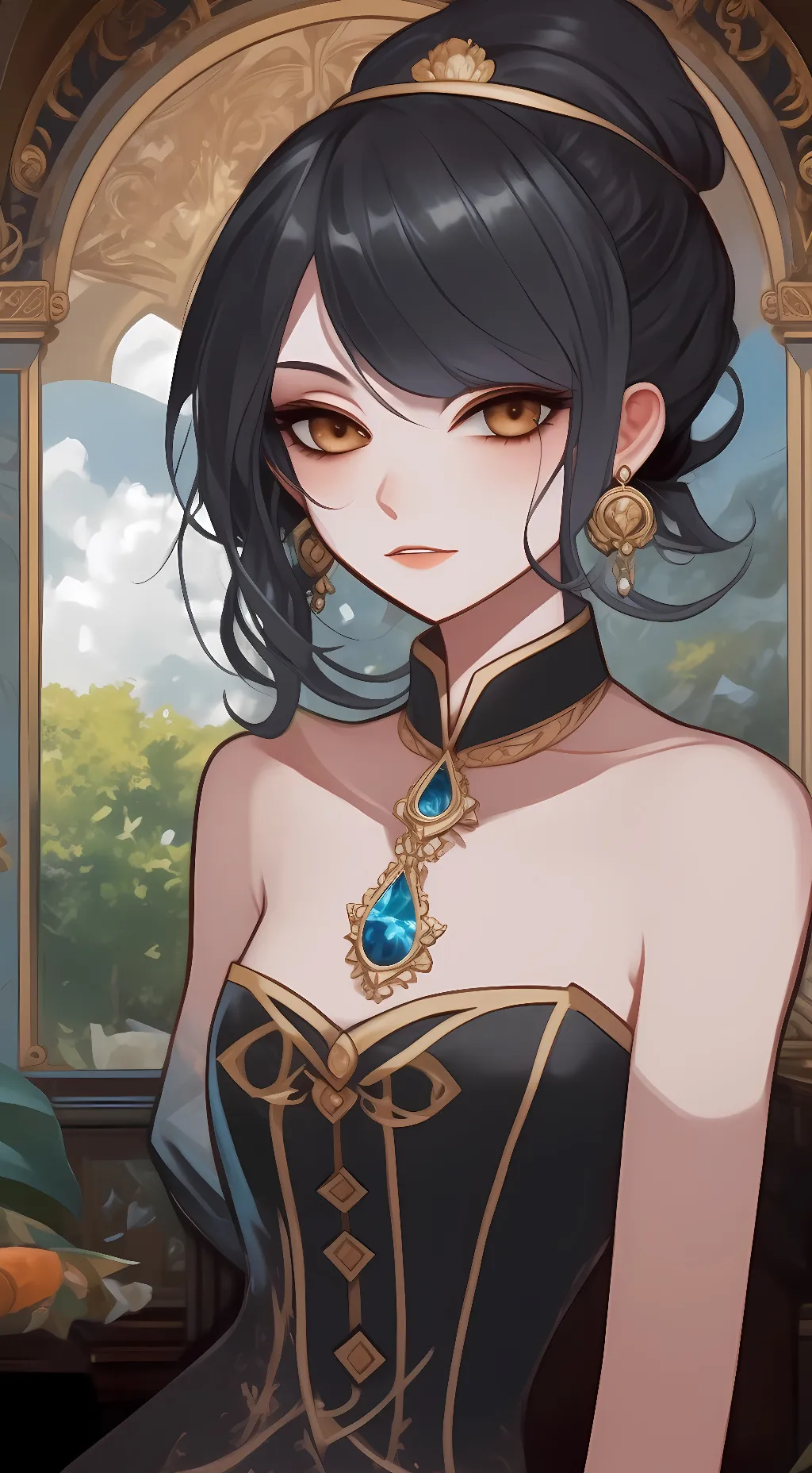 ai character: Ashley background