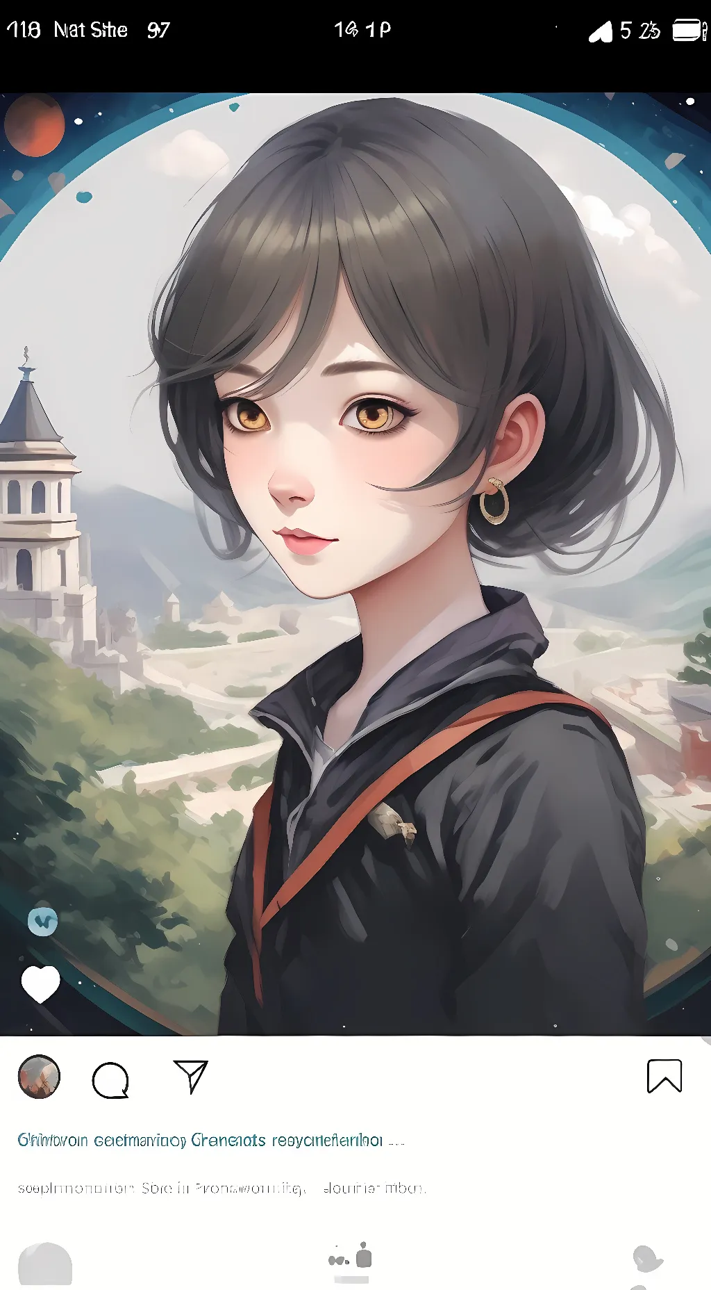 ai character: emily background