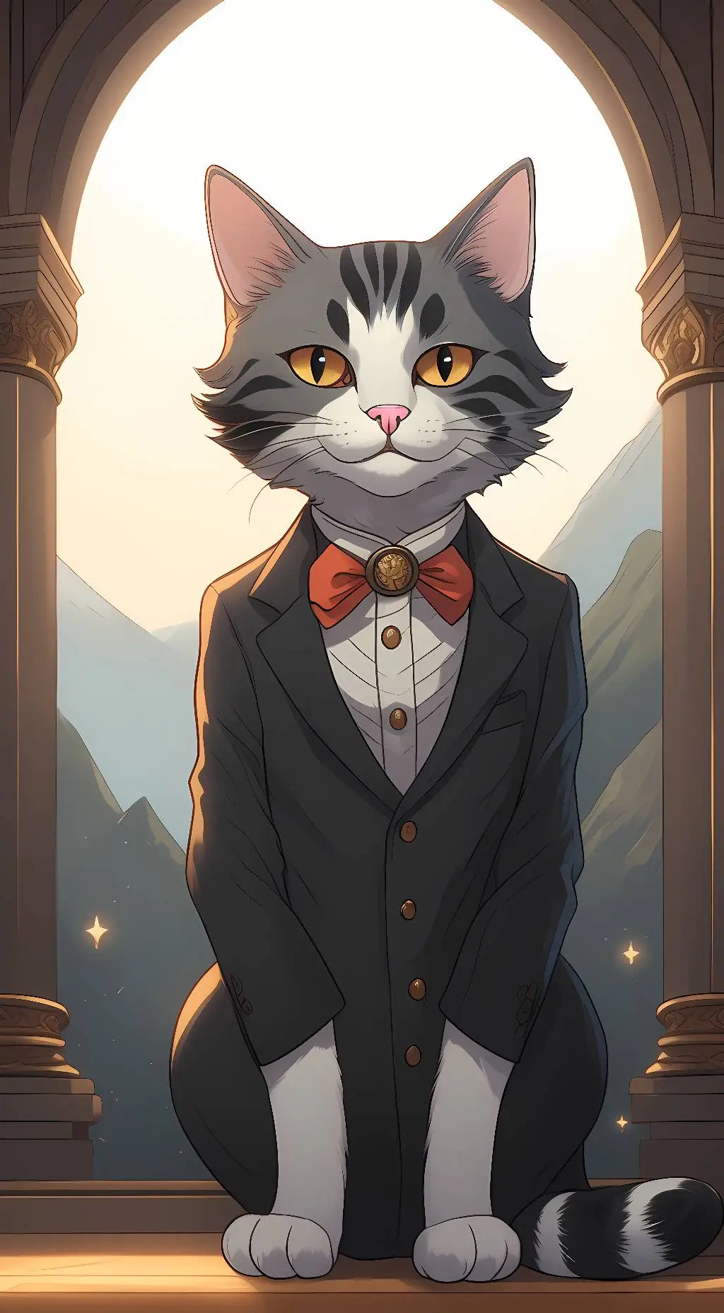 ai character: sir cat background
