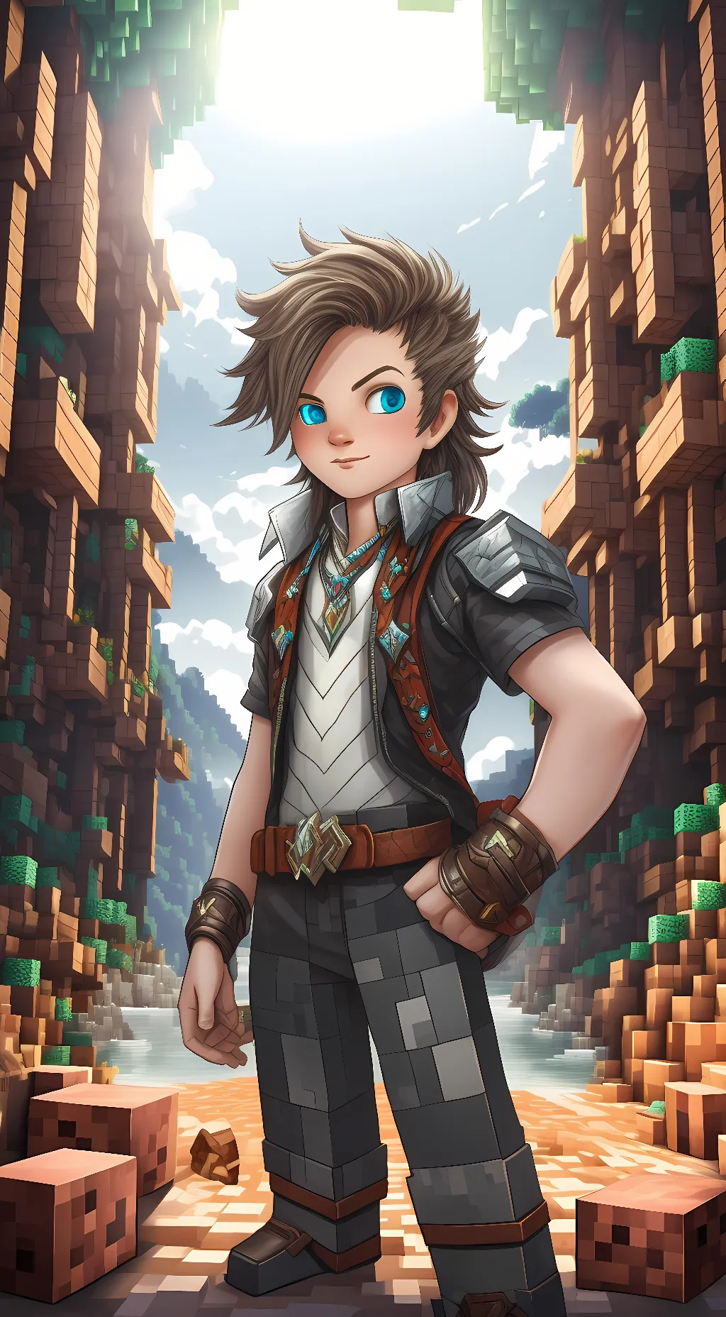 ai character: The Builder background