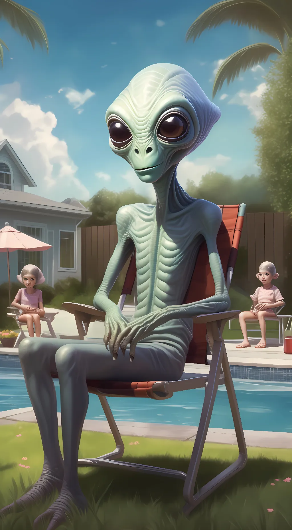 ai character: Étranger background