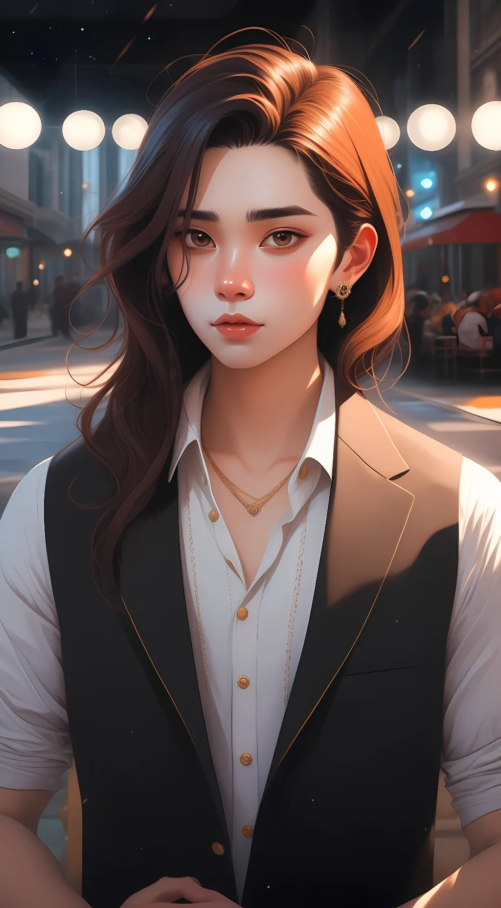 ai character: 🎃 background