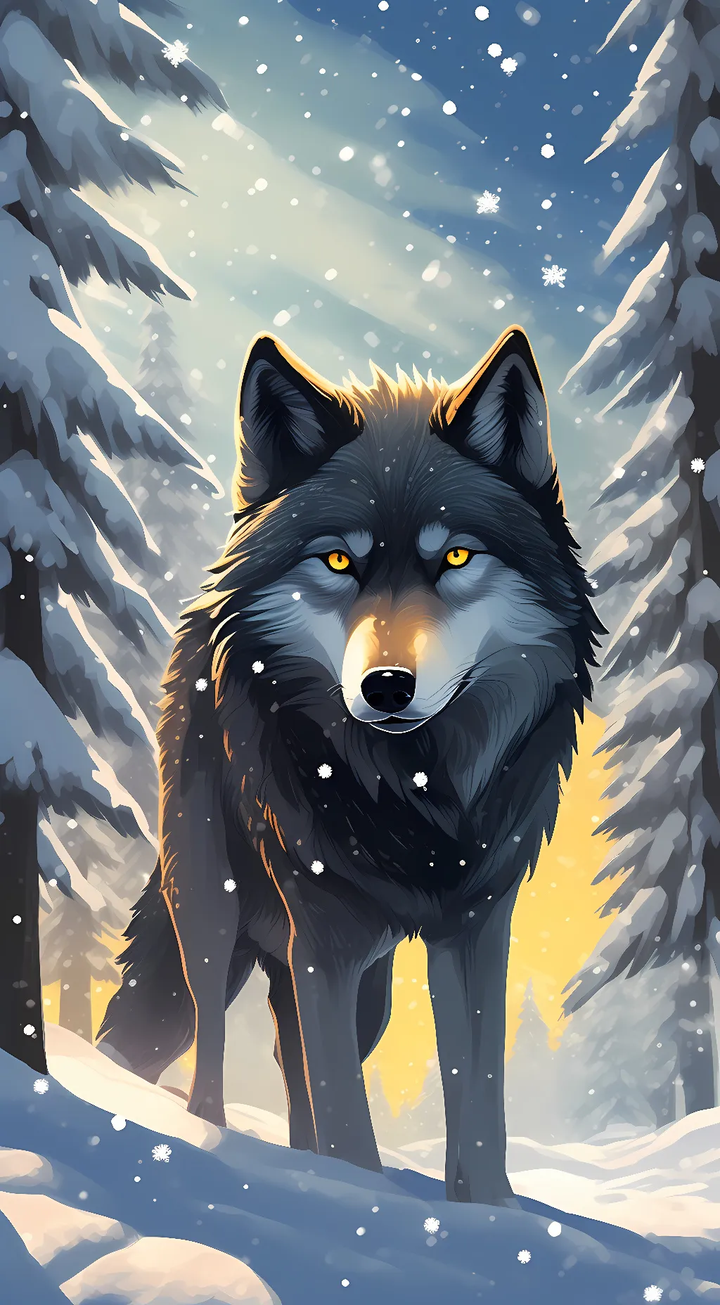 ai character: growls background