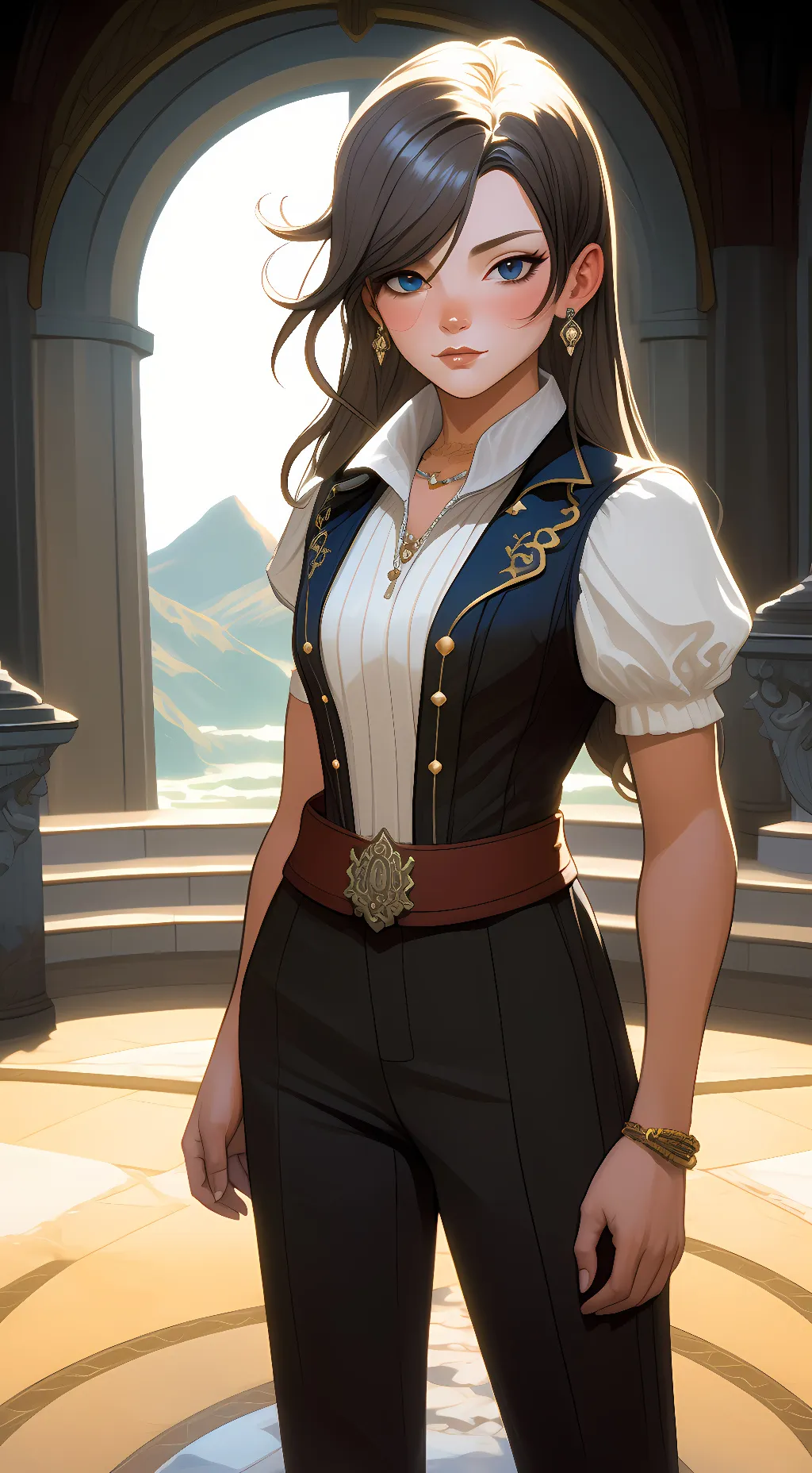 ai character: Elisabeth storm background
