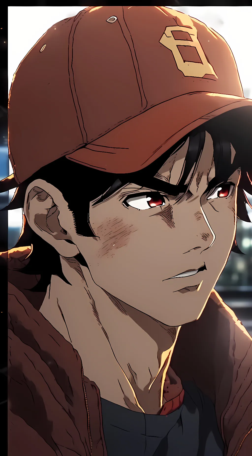 ai character: Yoshihir tomyama background