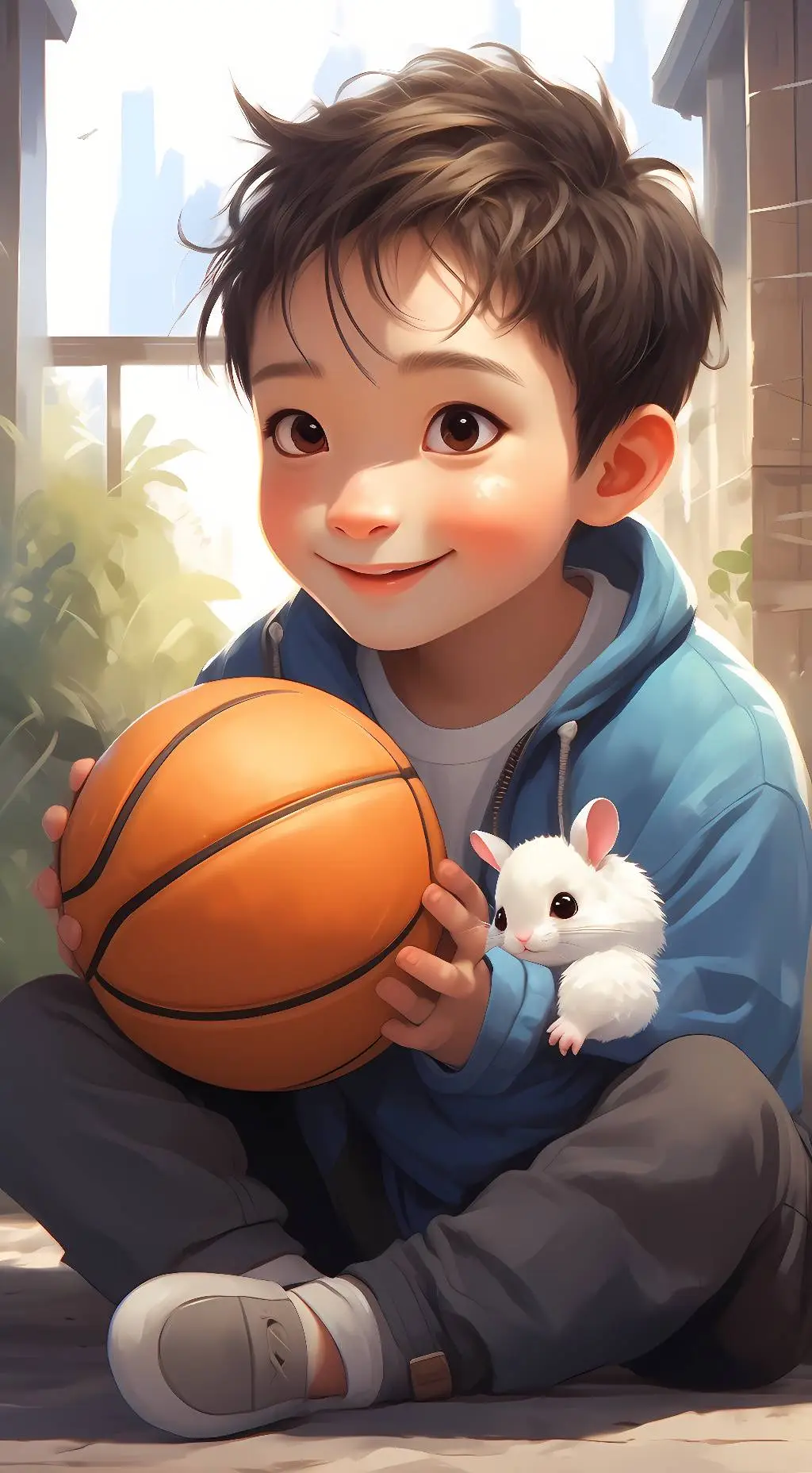 ai character: Christopher  background