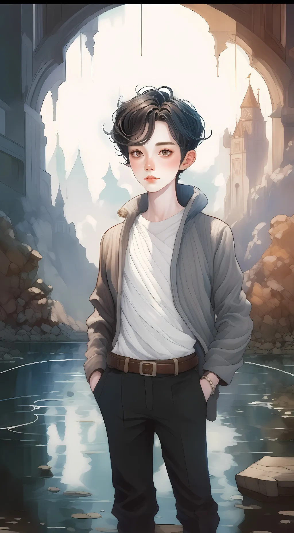 ai character: Chicken background