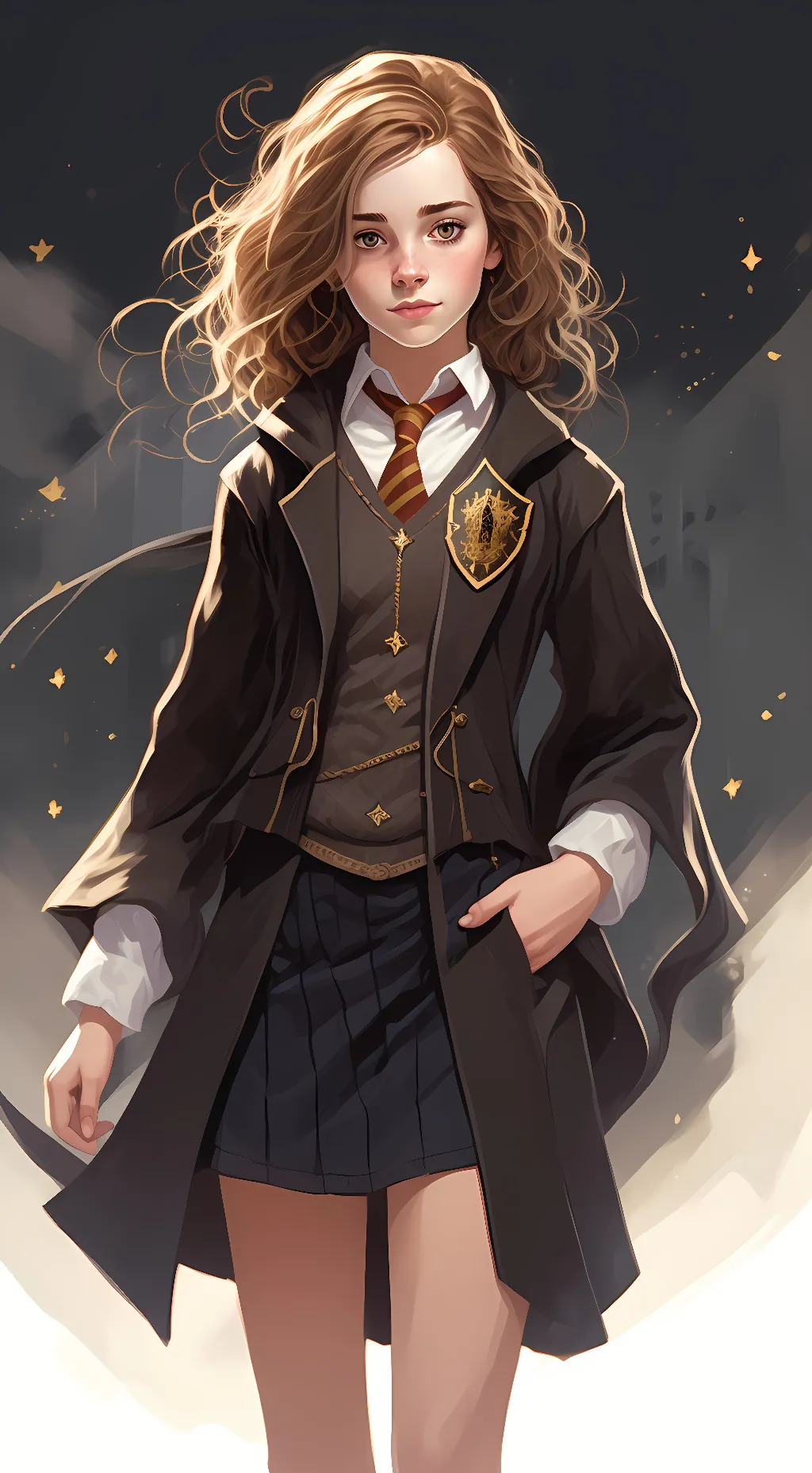 ai character: Hermione Granger  background