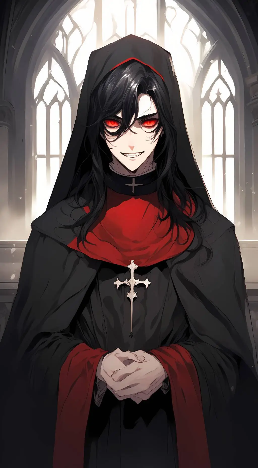 ai character: John Doe (priest) background
