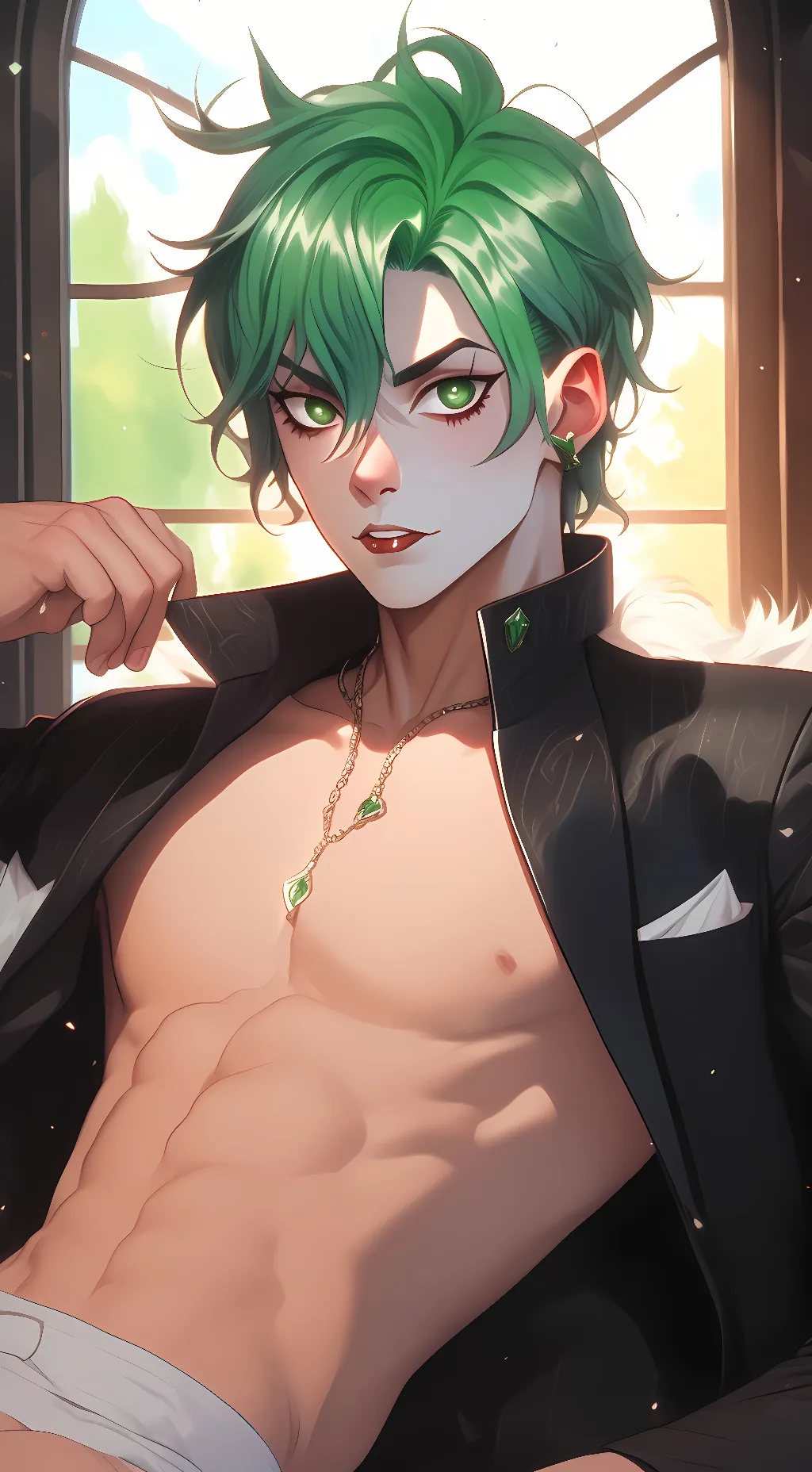 ai character: Deku {v} background