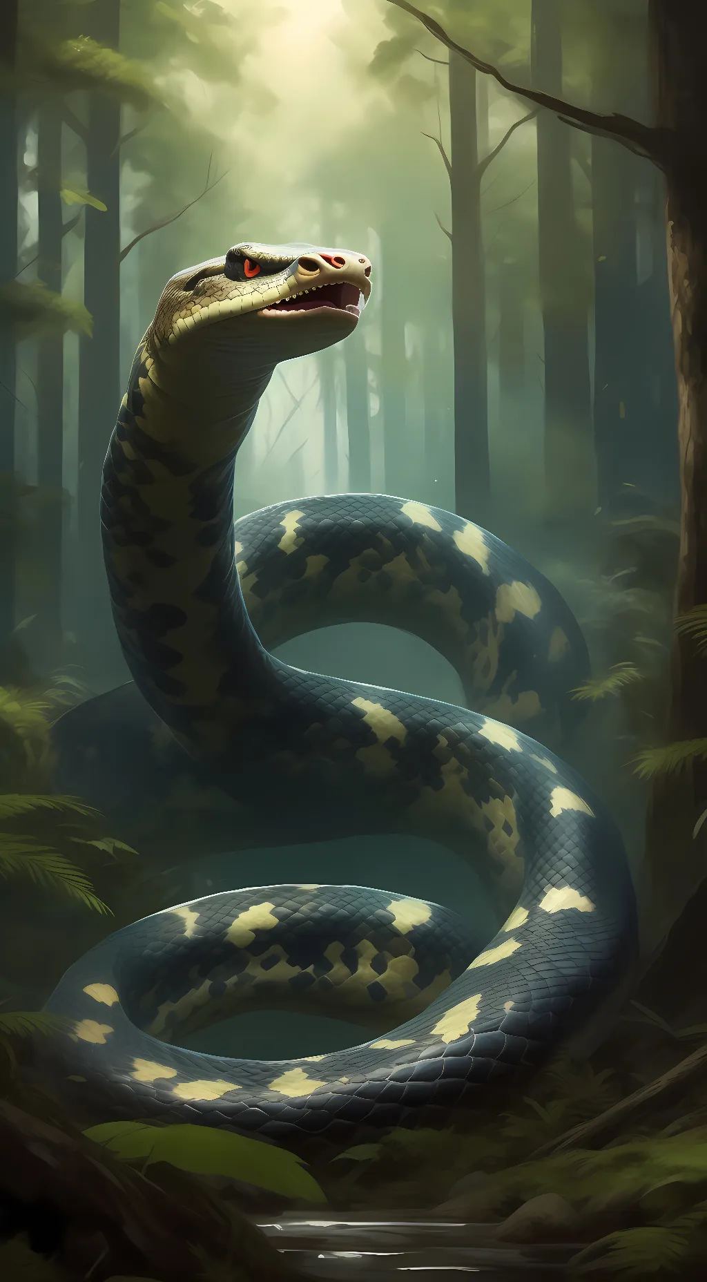 ai character: Forest background